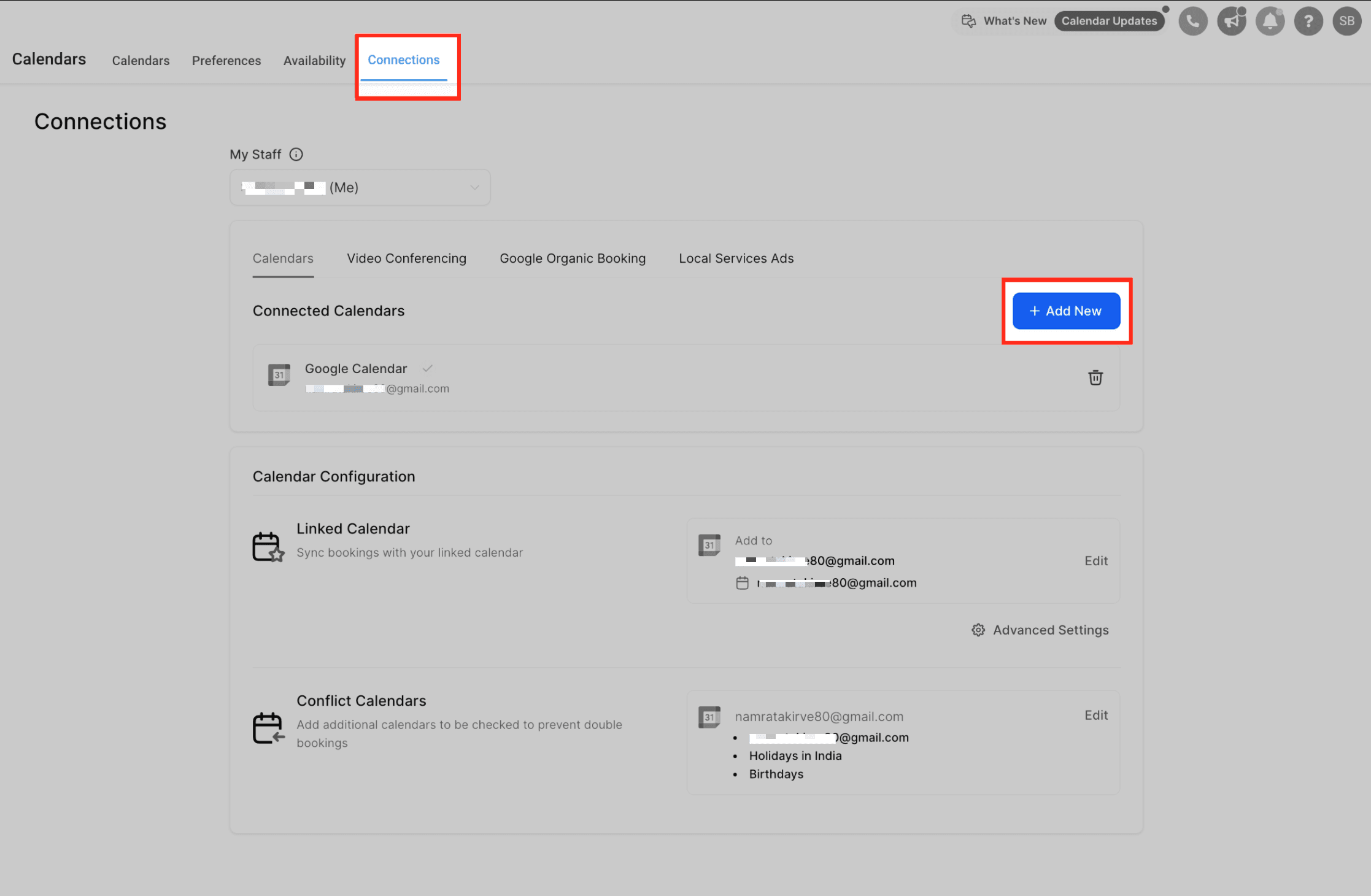 Schermata 3 — Integra Calendly con i Calendari HITLEAD