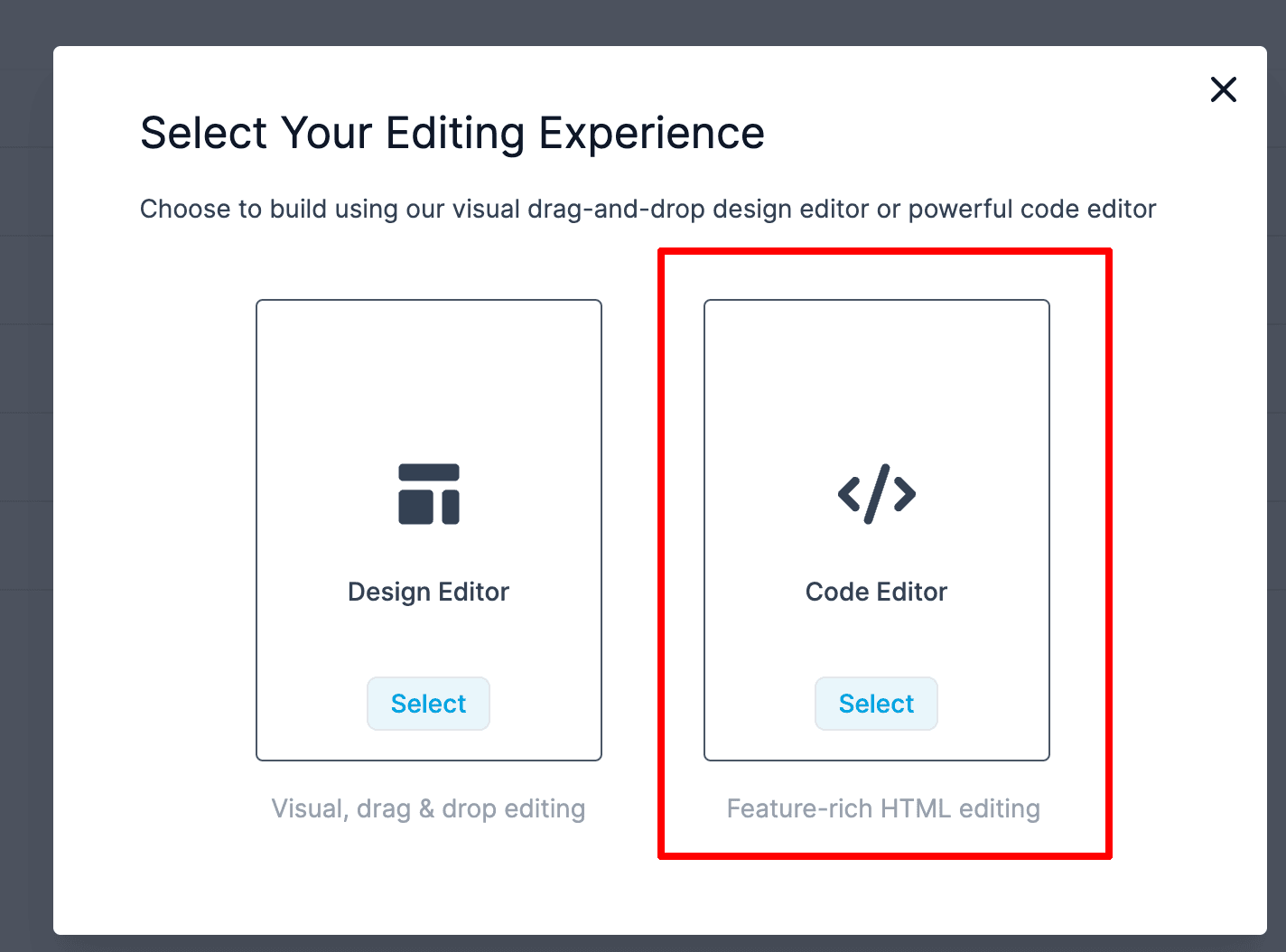 Schermata 6 — Come importare template e Campaign email in HTML