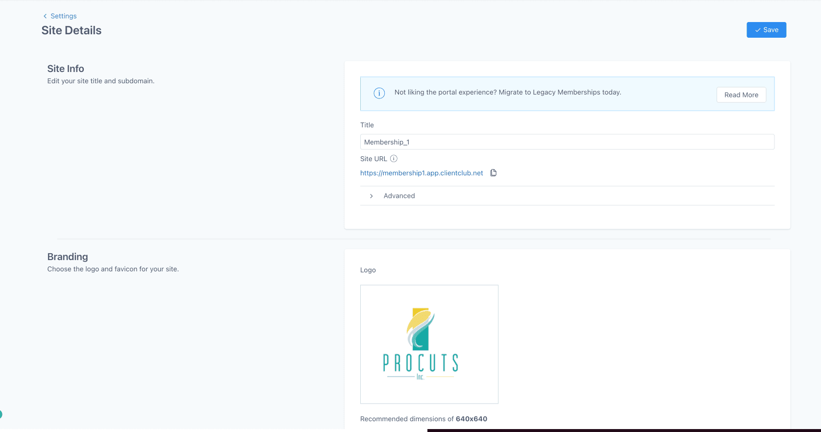 Schermata 2 — Migrazione da Membership Legacy al Client Portal