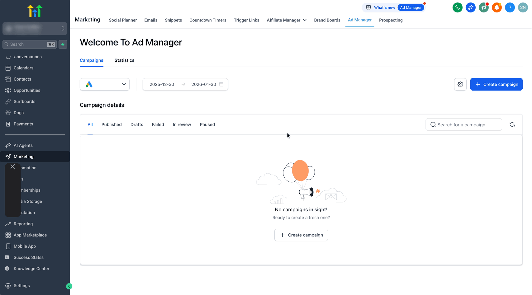 Schermata 2 — Ad Manager - Crea e Gestisci le Conversioni Offline di Google Ads