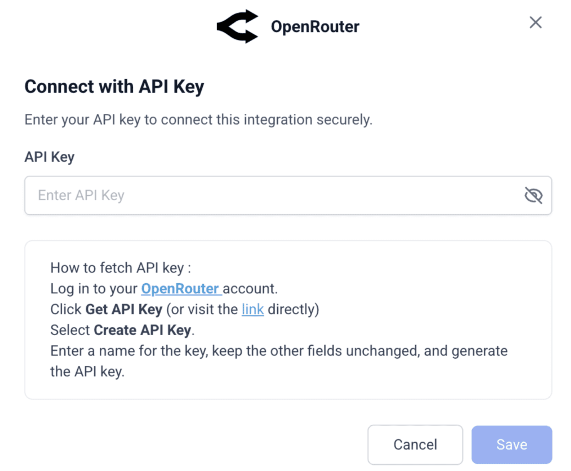 Schermata 2 — Azione Workflow: OpenRouter Generate Response