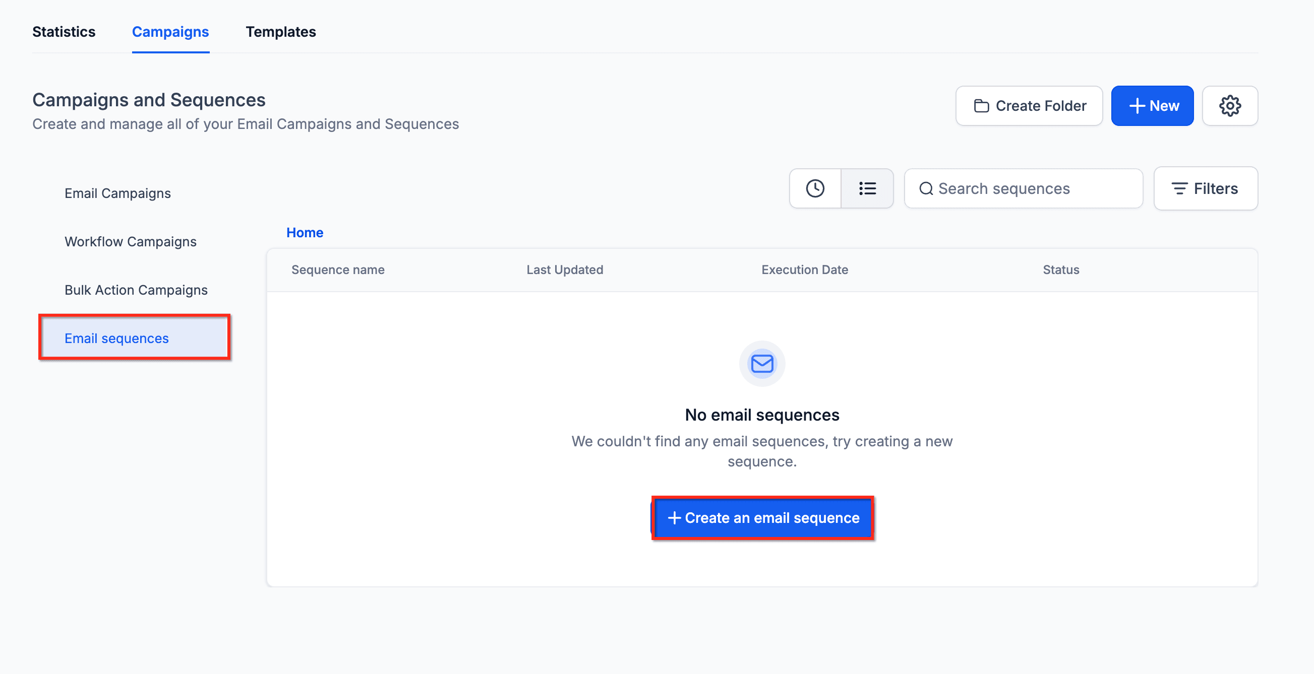 Schermata 2 — Email Sequence in HITLEAD