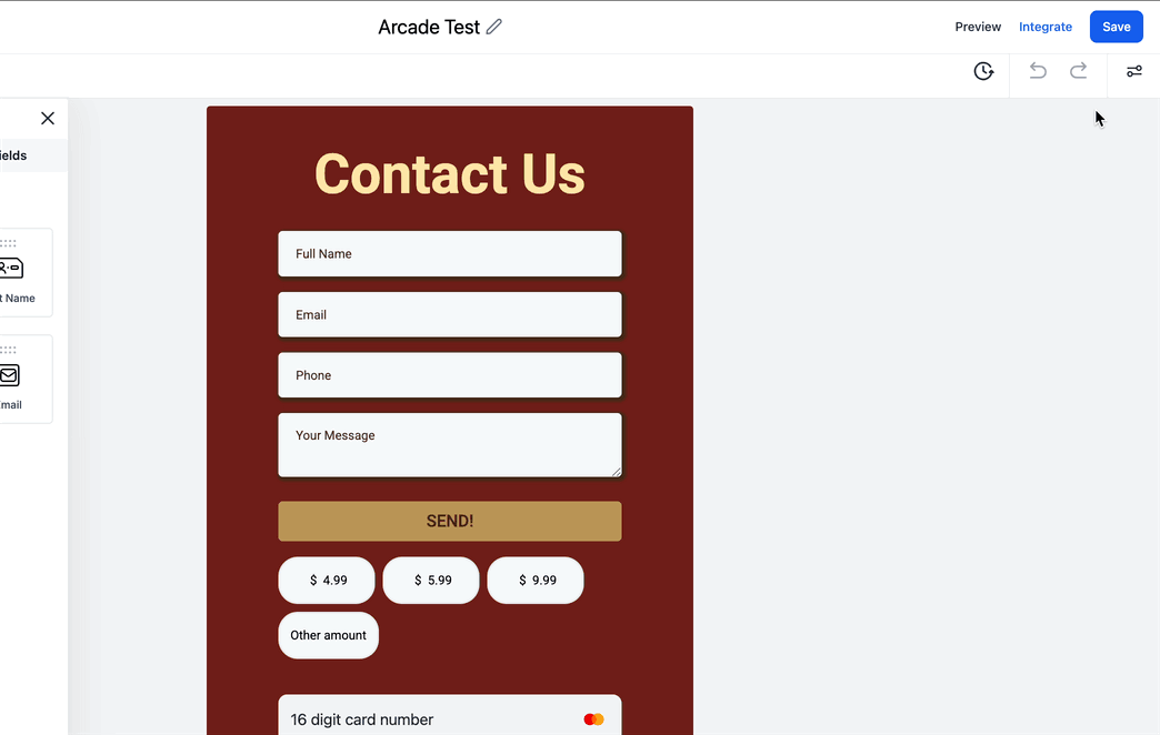 Schermata 3 — Incorporare i Form di HITLEAD su Siti Web Esterni