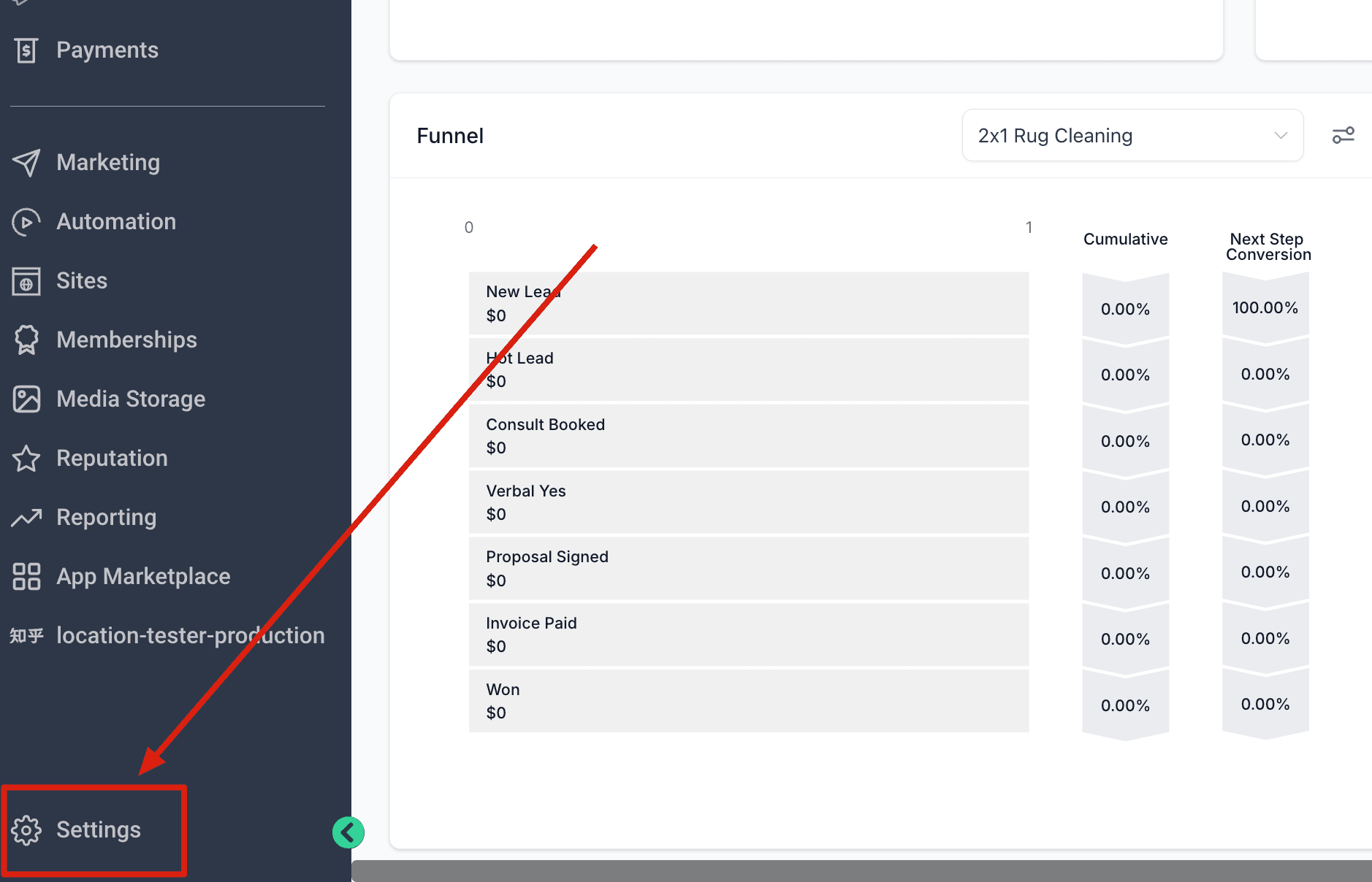 Schermata 1 — Guida alle Statistiche delle Campaign Email