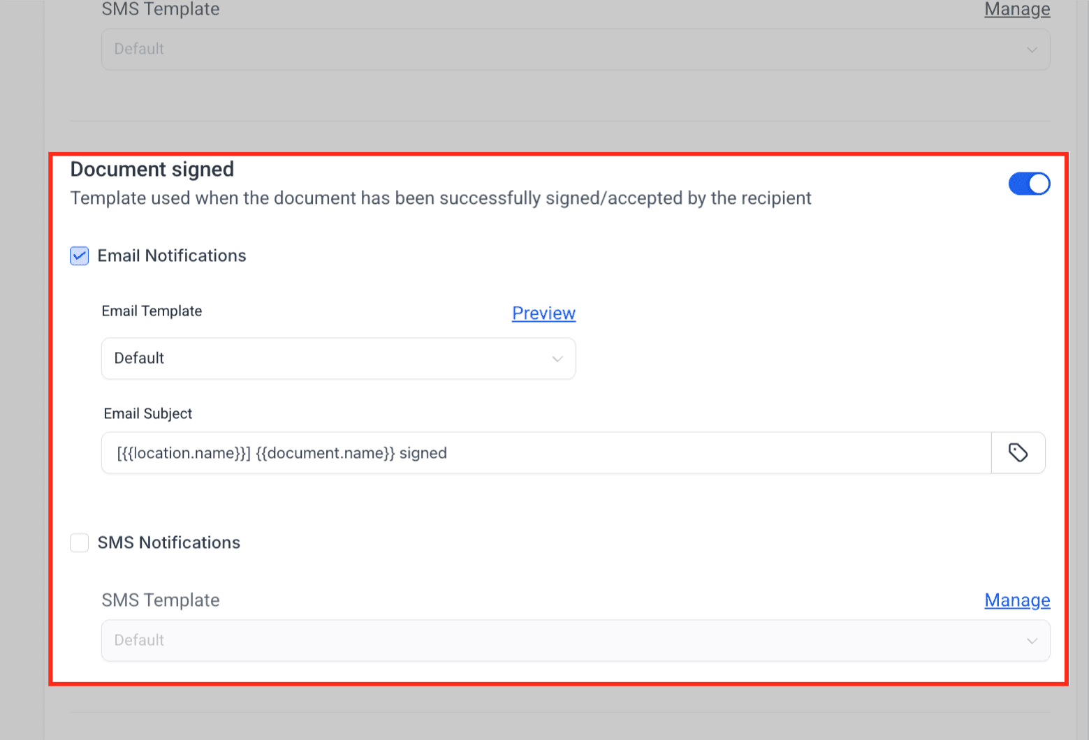 Schermata 5 — Inviare Documenti e Contratti HITLEAD via SMS