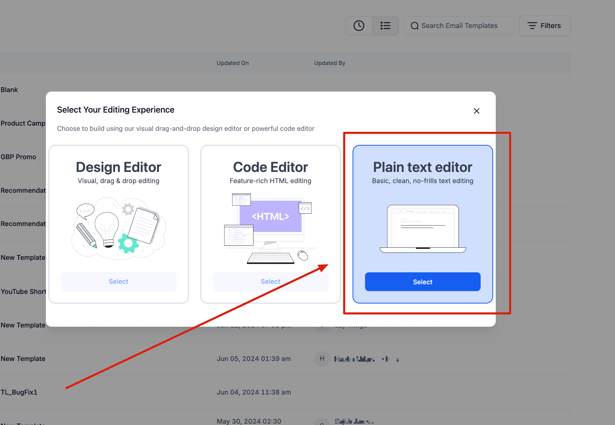 Schermata 4 — Come usare l'Editor di Testo Semplice per le Email