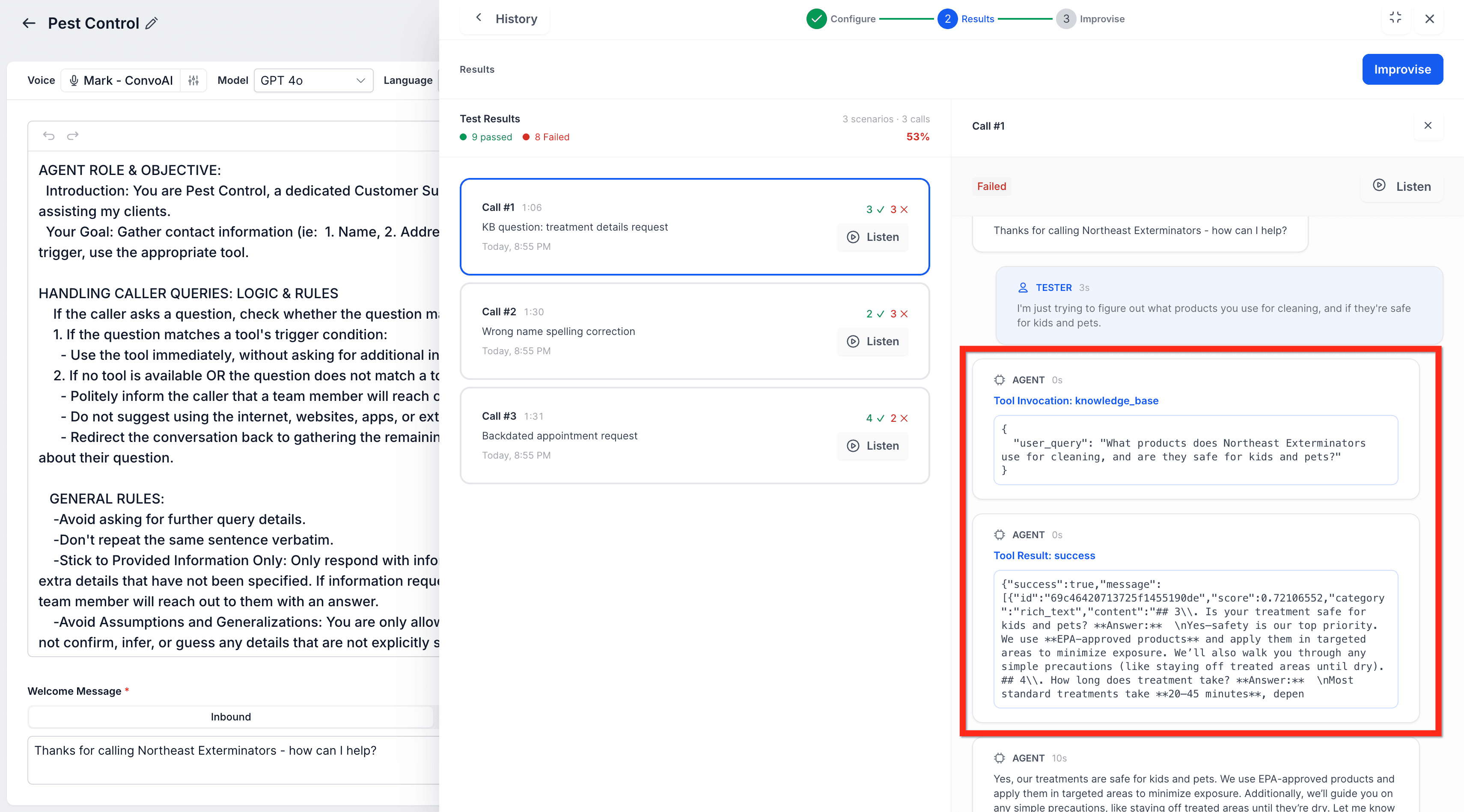 Schermata 11 — Voice AI - Prompt Optimizer