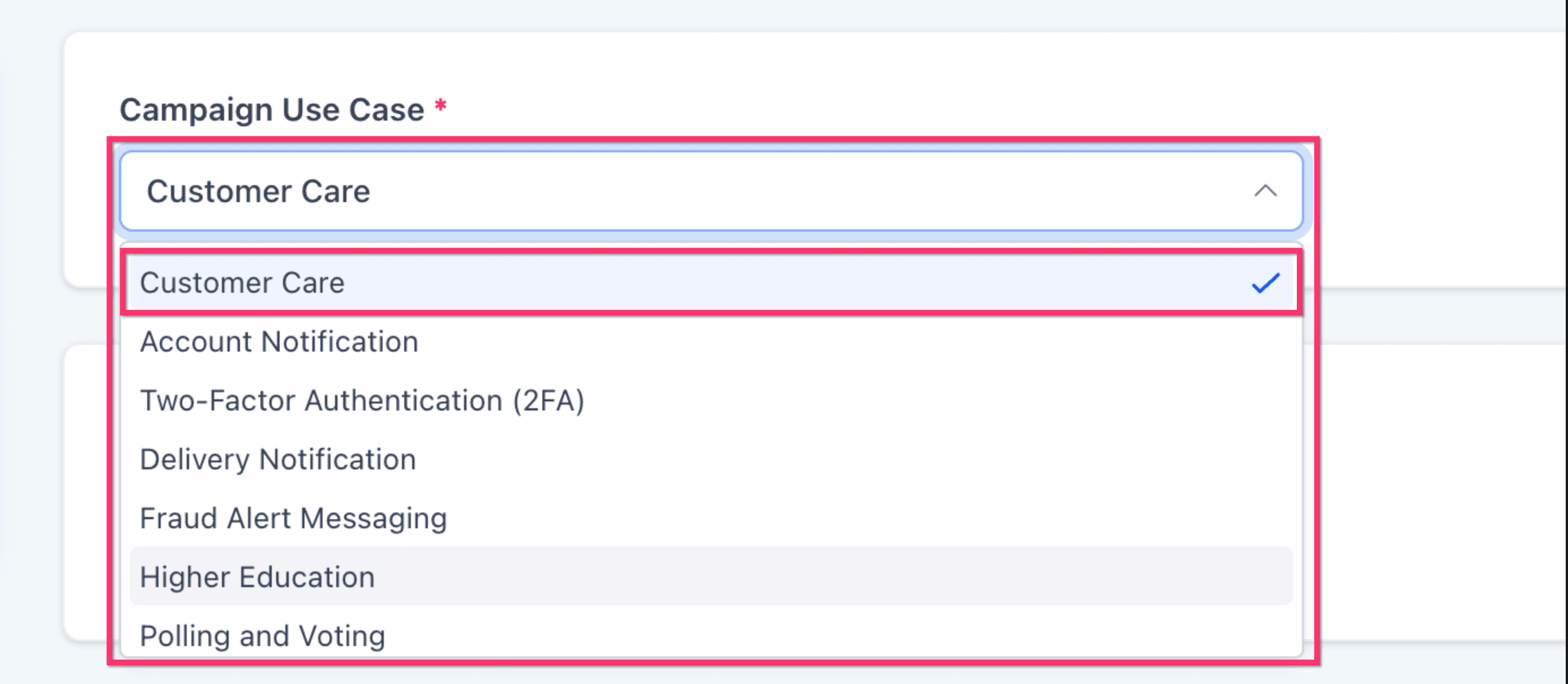 Schermata 2 — Flusso di Registrazione Campaign A2P Pre-Configurata (Widget-First)