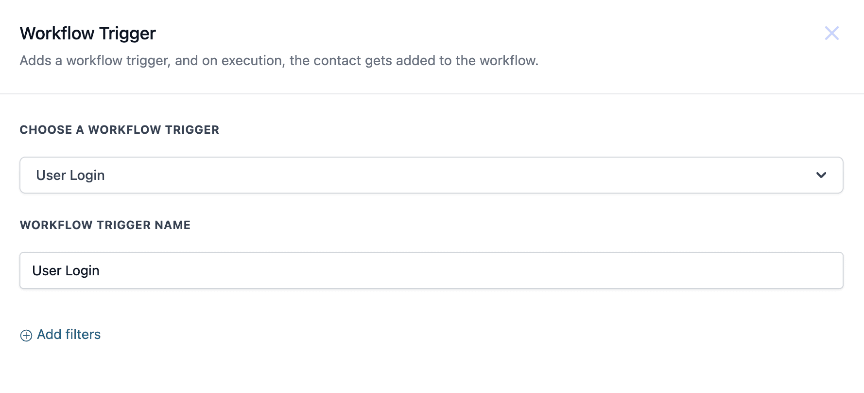 Schermata 1 — Workflow Trigger - Accesso Utente ai Corsi (Legacy Portal)