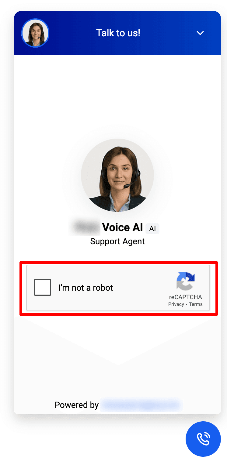 Schermata 10 — Come configurare e usare il Voice AI Chat Widget