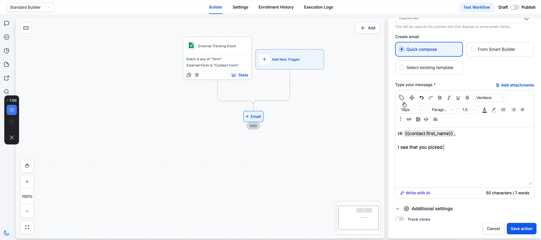 Schermata 7 — Collegare Form e Calendari in AI Studio
