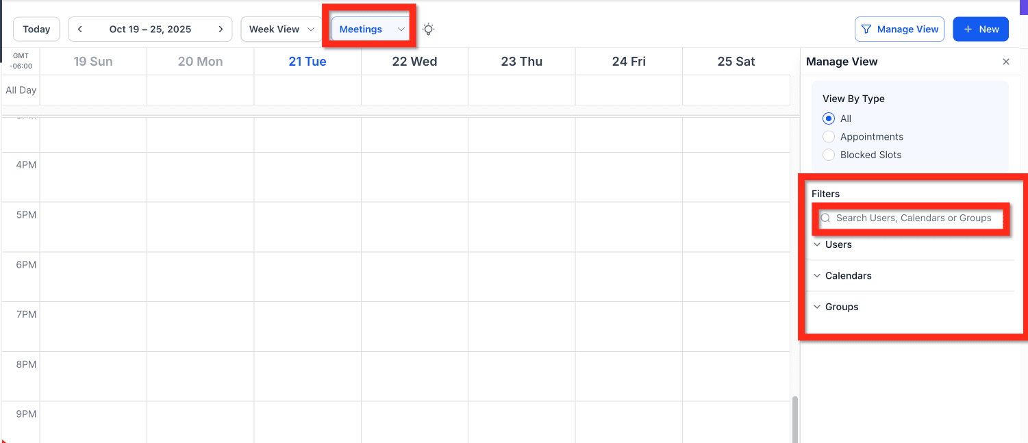 Schermata 4 — Miglioramenti alla Vista Calendario