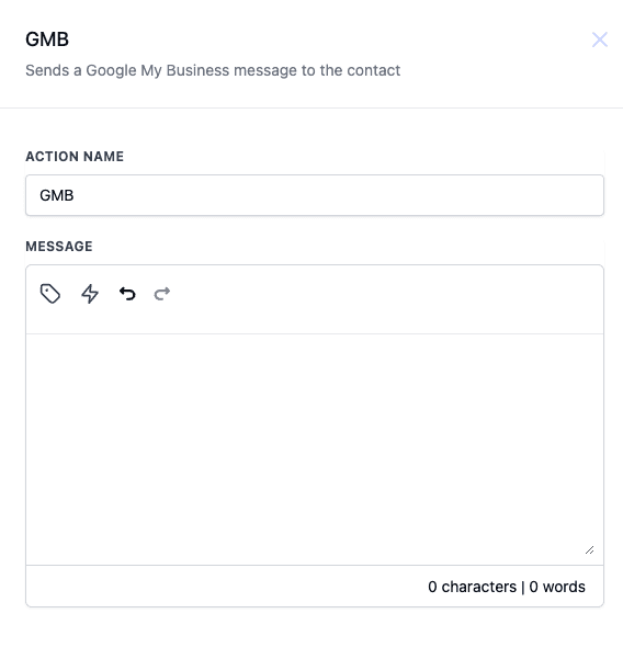 Schermata 1 — Azione Workflow - GMB