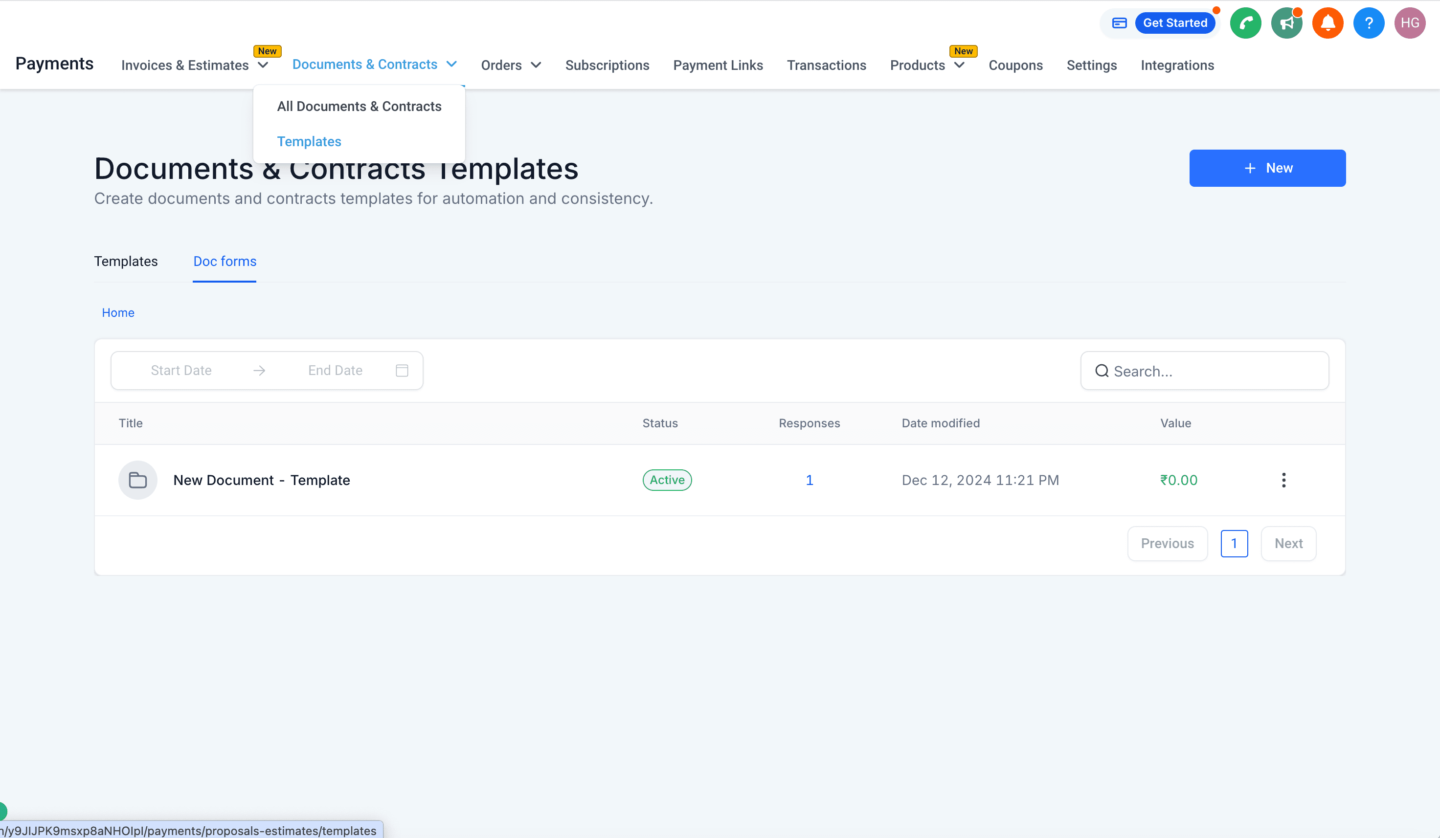 Schermata 5 — Link Pubblici per la Firma Elettronica dei Documenti