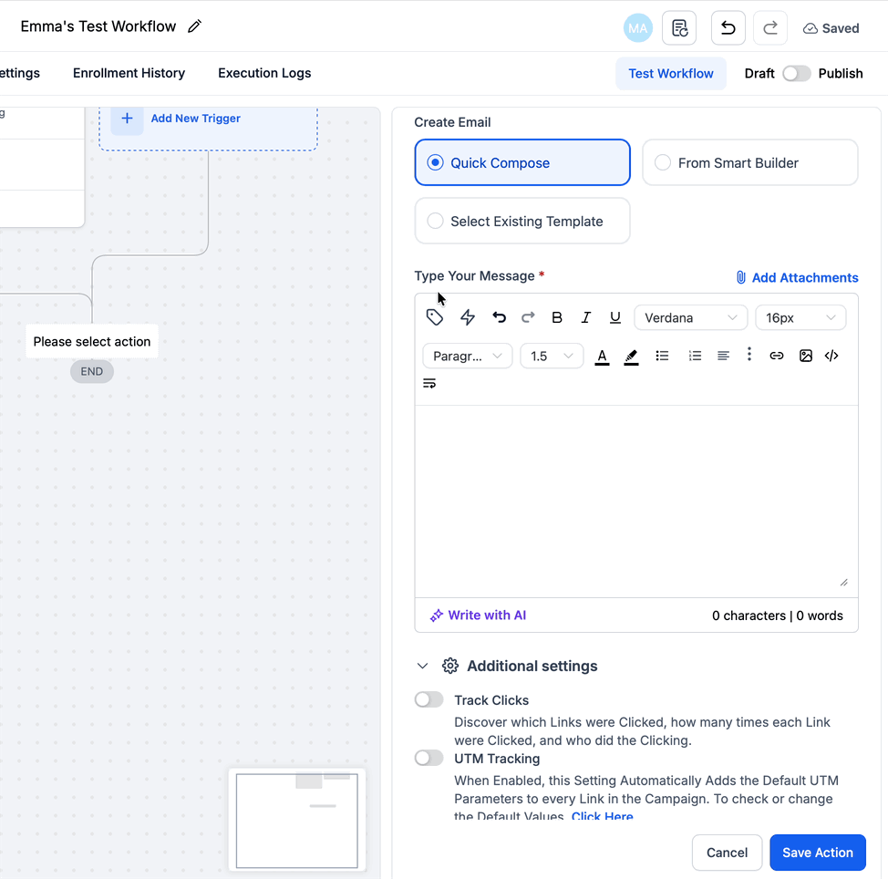 Schermata 4 — Workflow Trigger – Service Booking (Services v2)