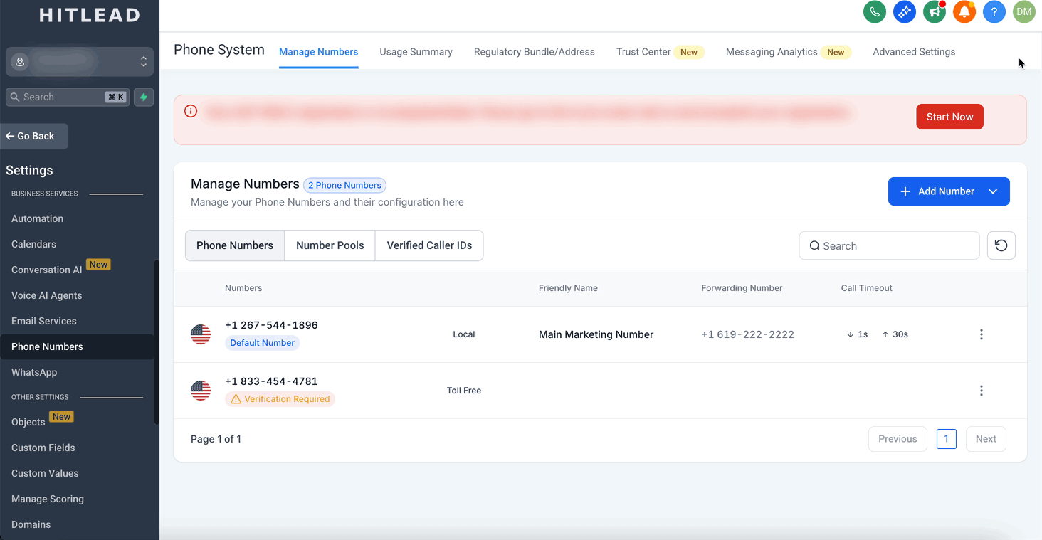 Schermata 1 — Usare Call Connect per un Tracciamento Accurato dello Stato delle Chiamate