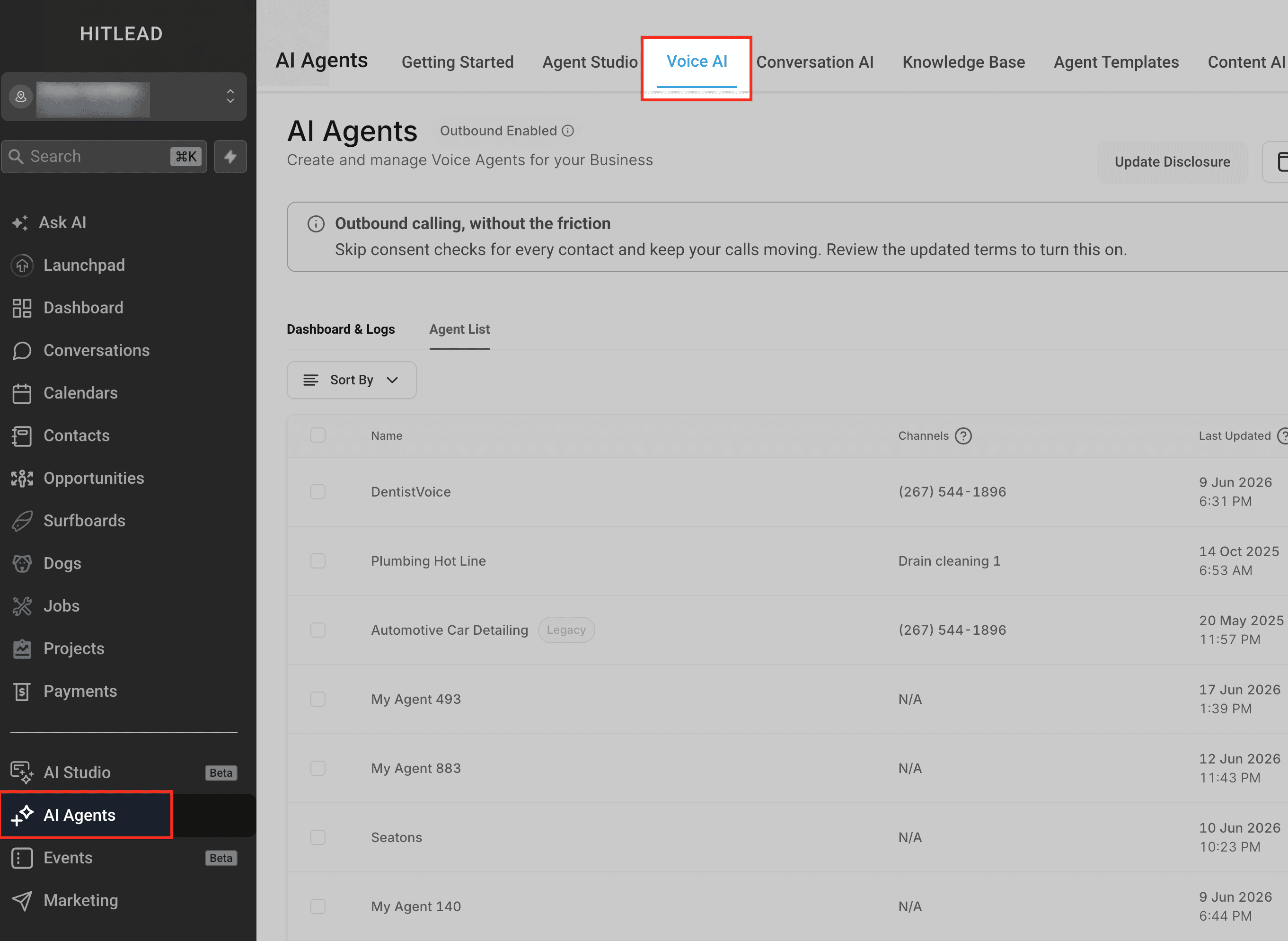 Schermata 1 — Come Assegnare Numeri Twilio agli Agenti Voice AI
