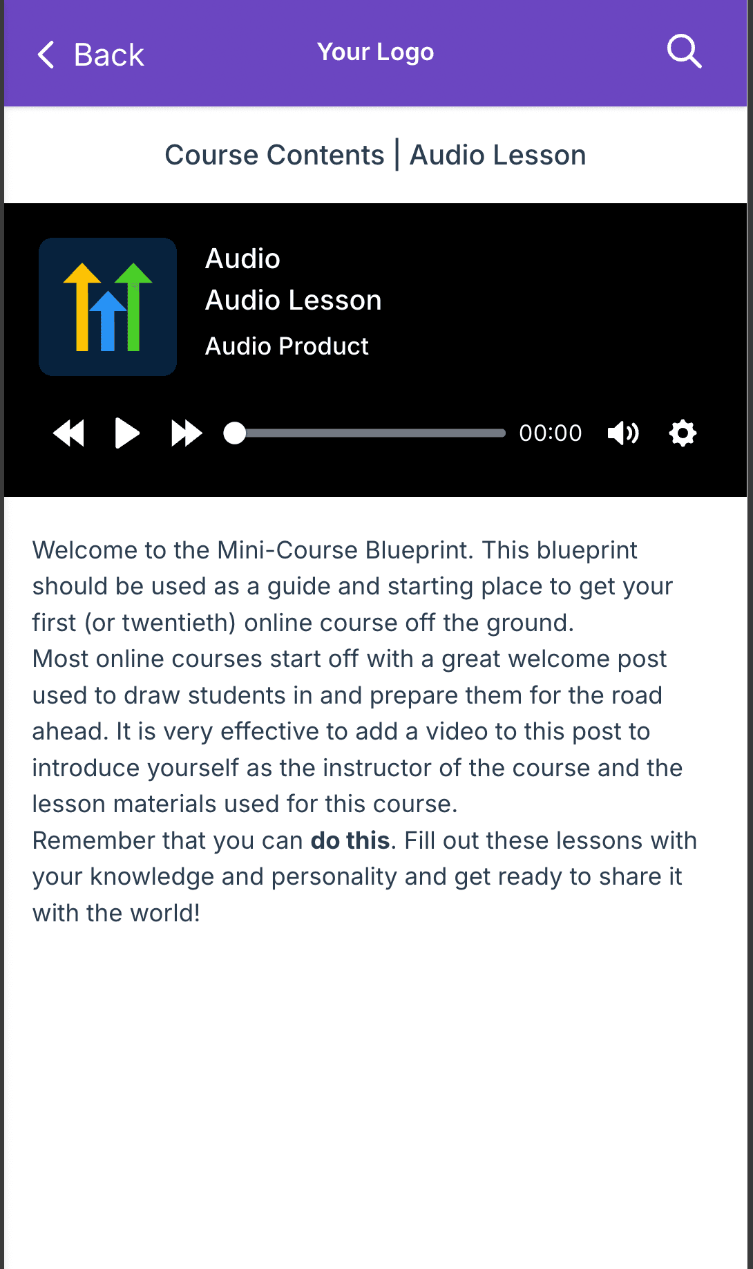 Schermata 3 — Membership: File Audio nei Corsi + Migrazione Offerte v2