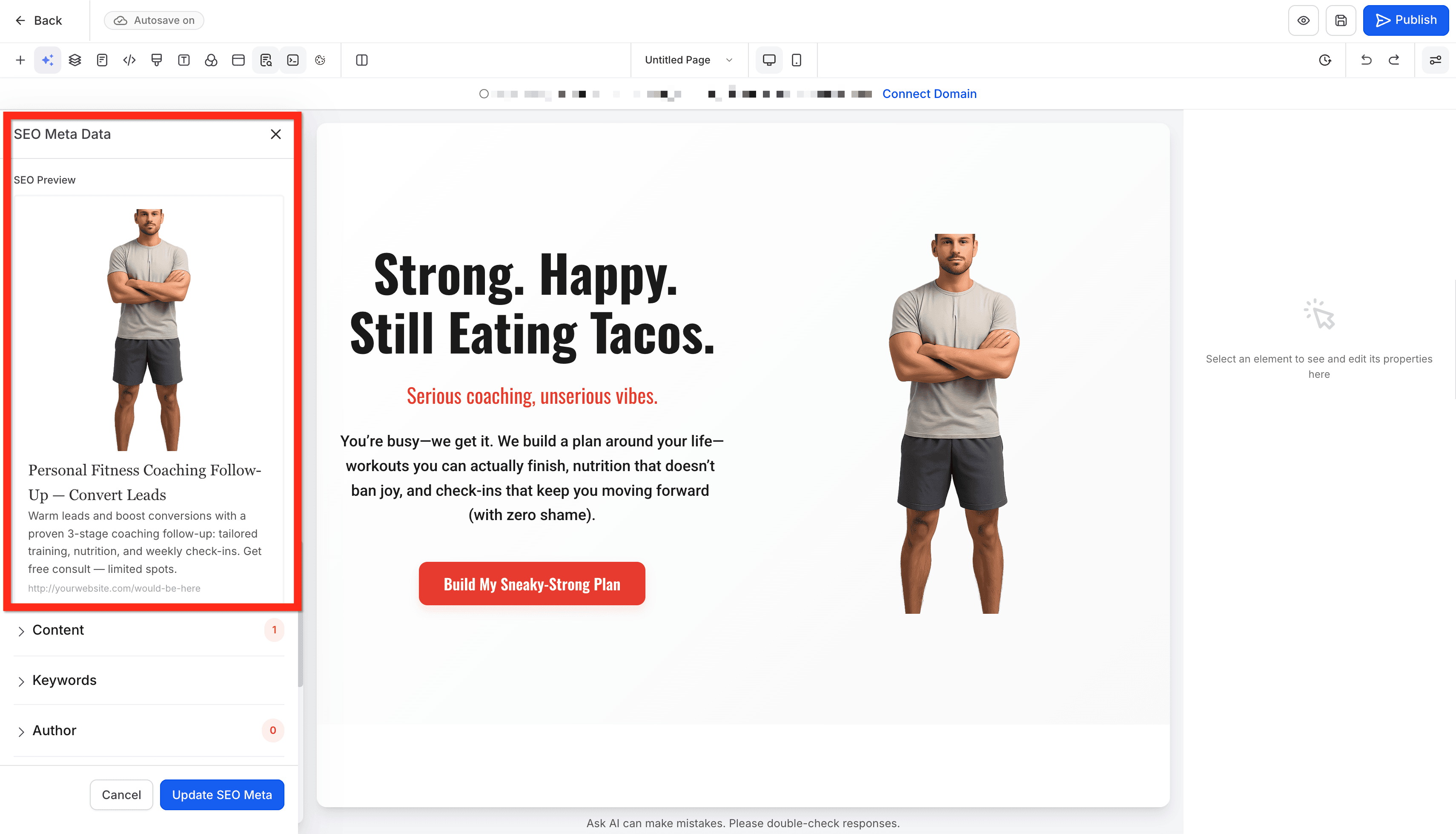 Schermata 6 — Funnel & Website AI