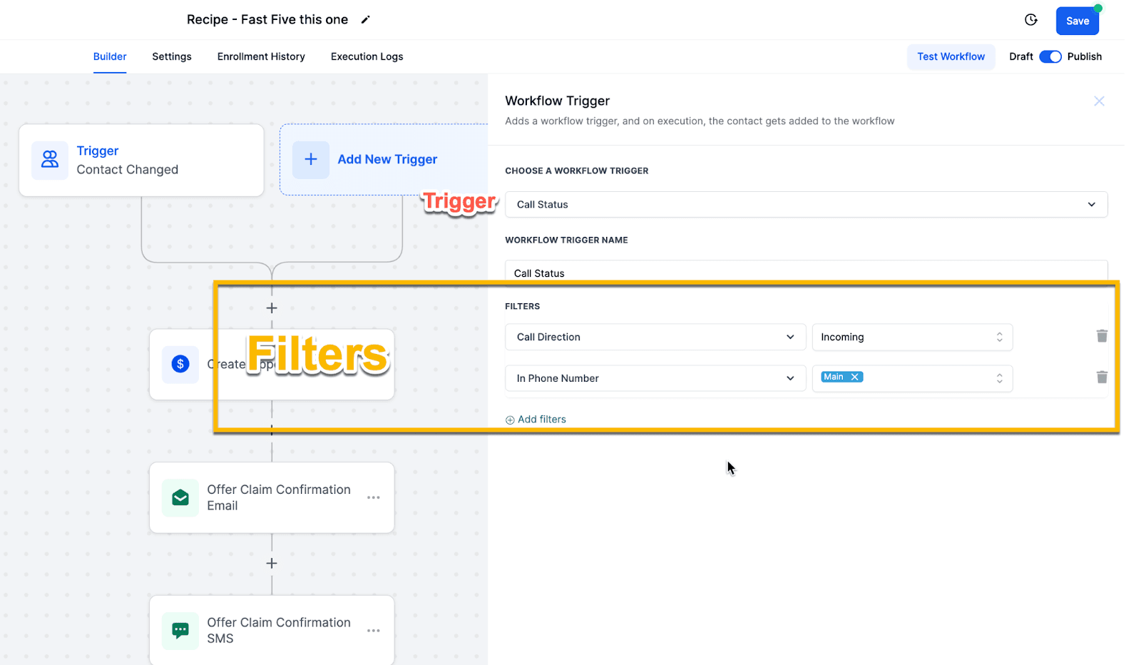 Schermata 4 — Guida introduttiva ai Workflow