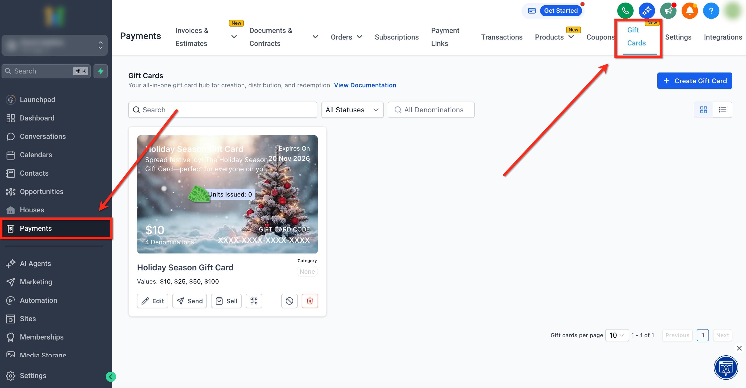 Schermata 13 — Come Vendere Gift Card