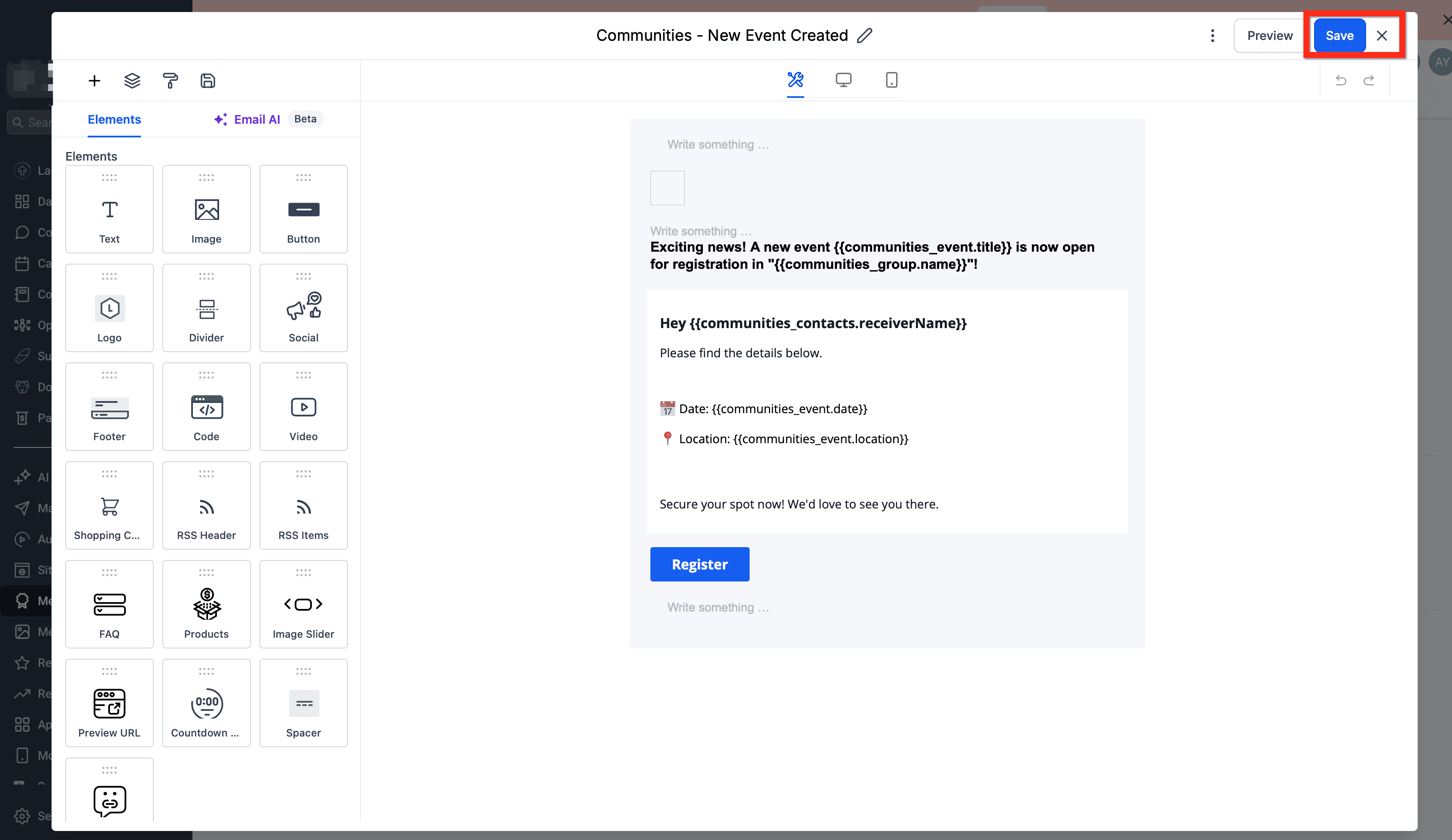 Schermata 6 — Come configurare, personalizzare e gestire le tue Community