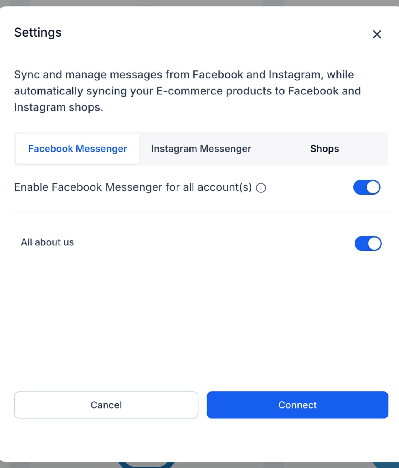 Schermata 15 — Integrazione Facebook Multi-Pagina Lead Ads