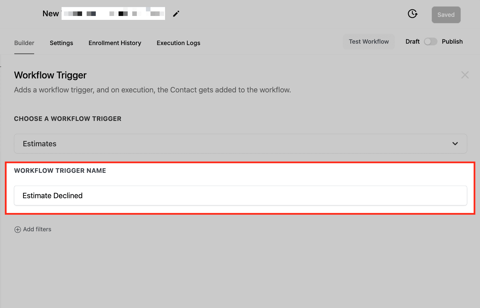 Schermata 6 — Workflow Trigger - Preventivi