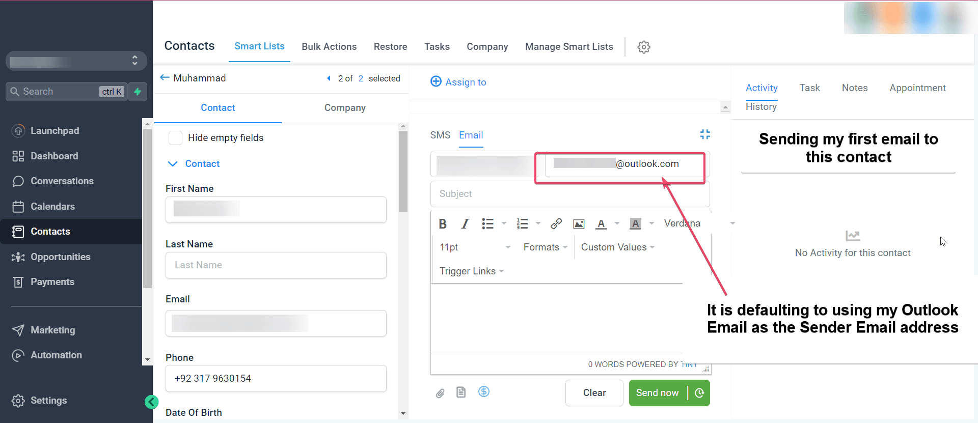 Schermata 9 — Sincronizzazione Email Bidirezionale per Outlook
