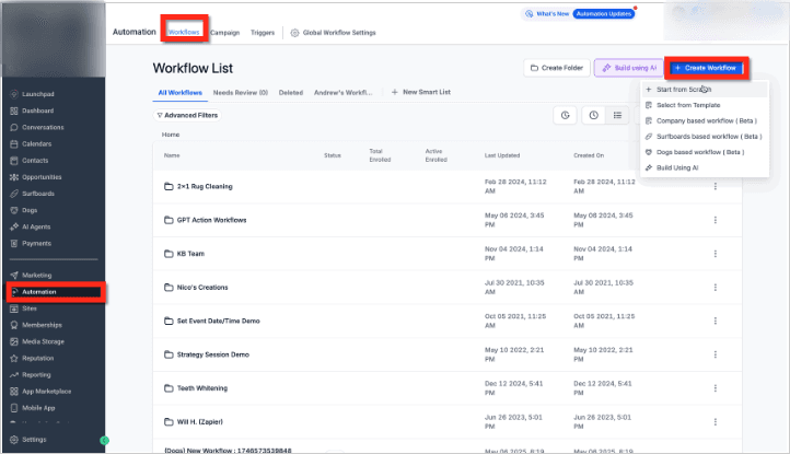 Schermata 1 — Azione Workflow - AI Decision Maker