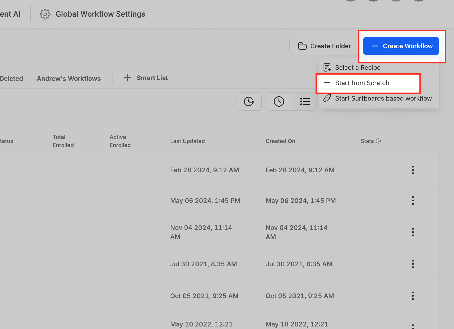 Schermata 2 — Workflow Trigger - Opportunità Stagnanti