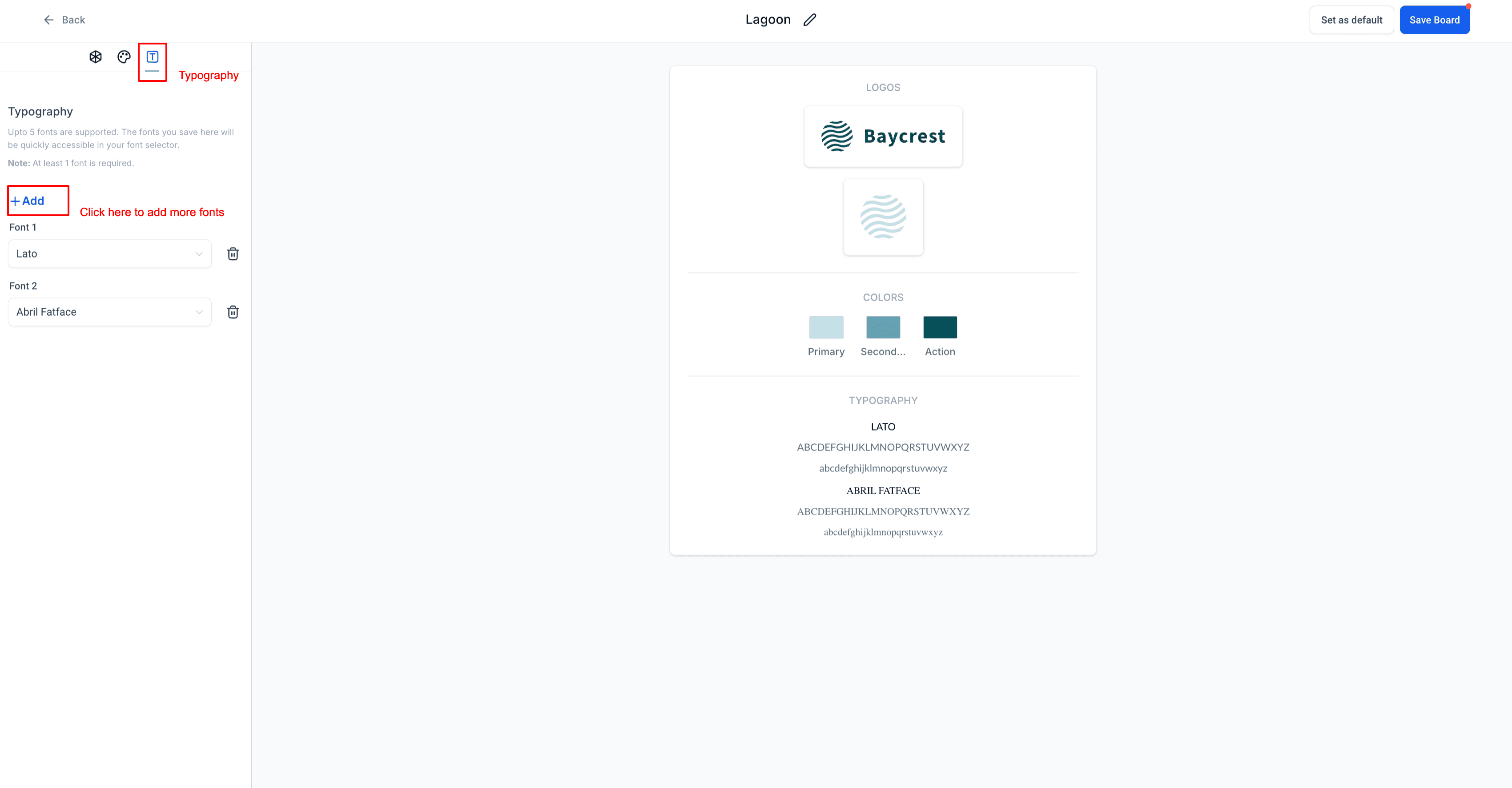 Schermata 5 — Come Creare un Brand Board
