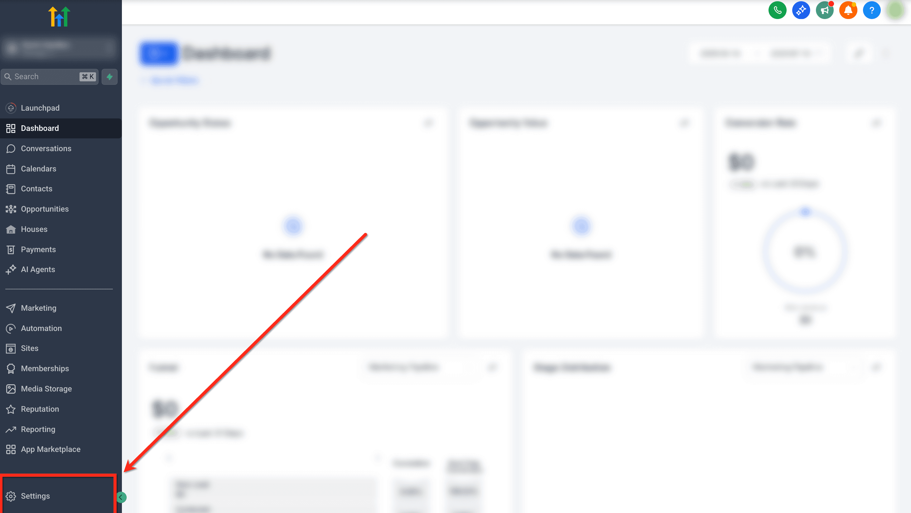 Schermata 1 — Guida passo per passo all'integrazione di Facebook in HITLEAD