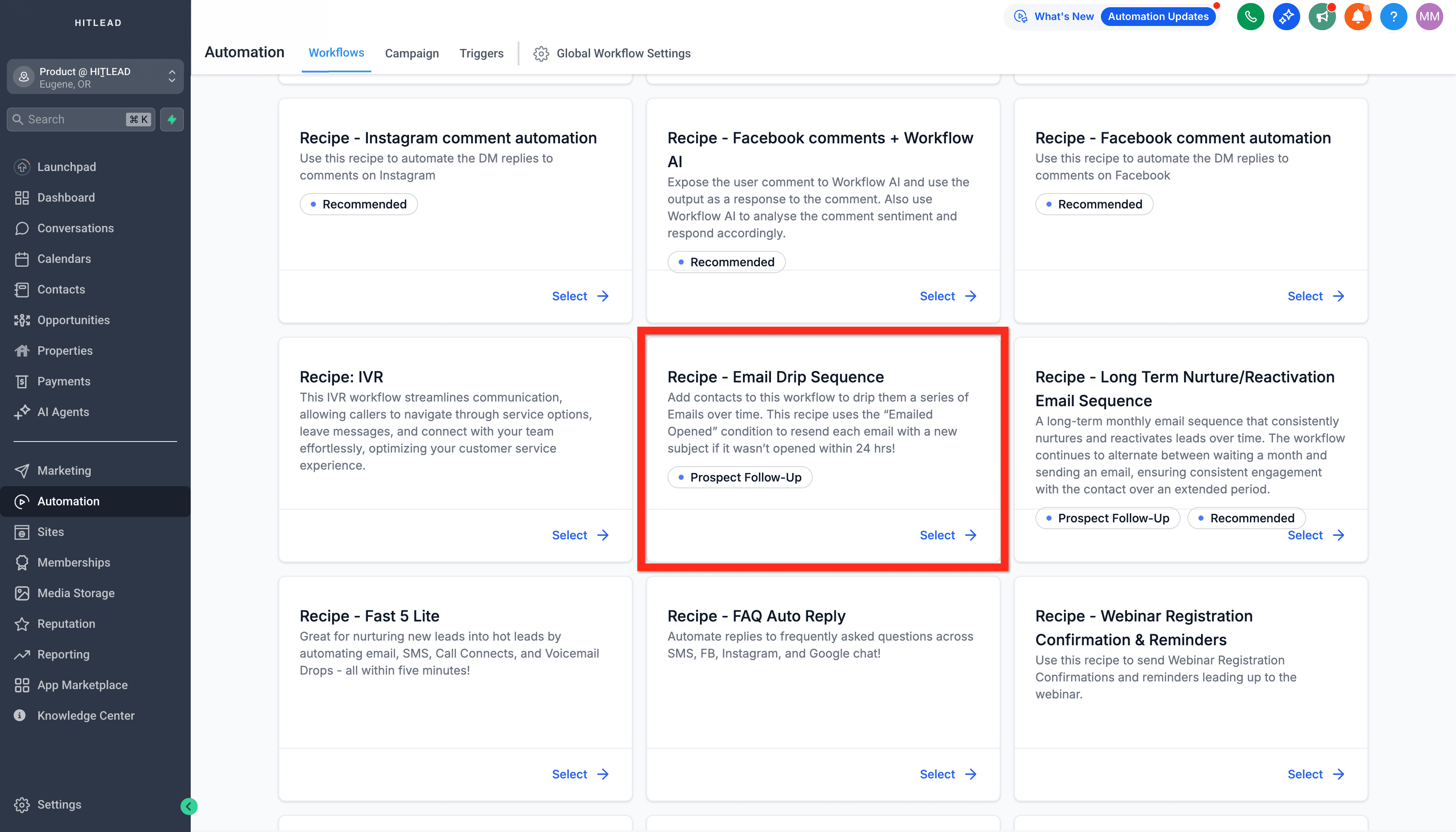 Schermata 2 — Per iniziare - Followup Automatico via Email e SMS