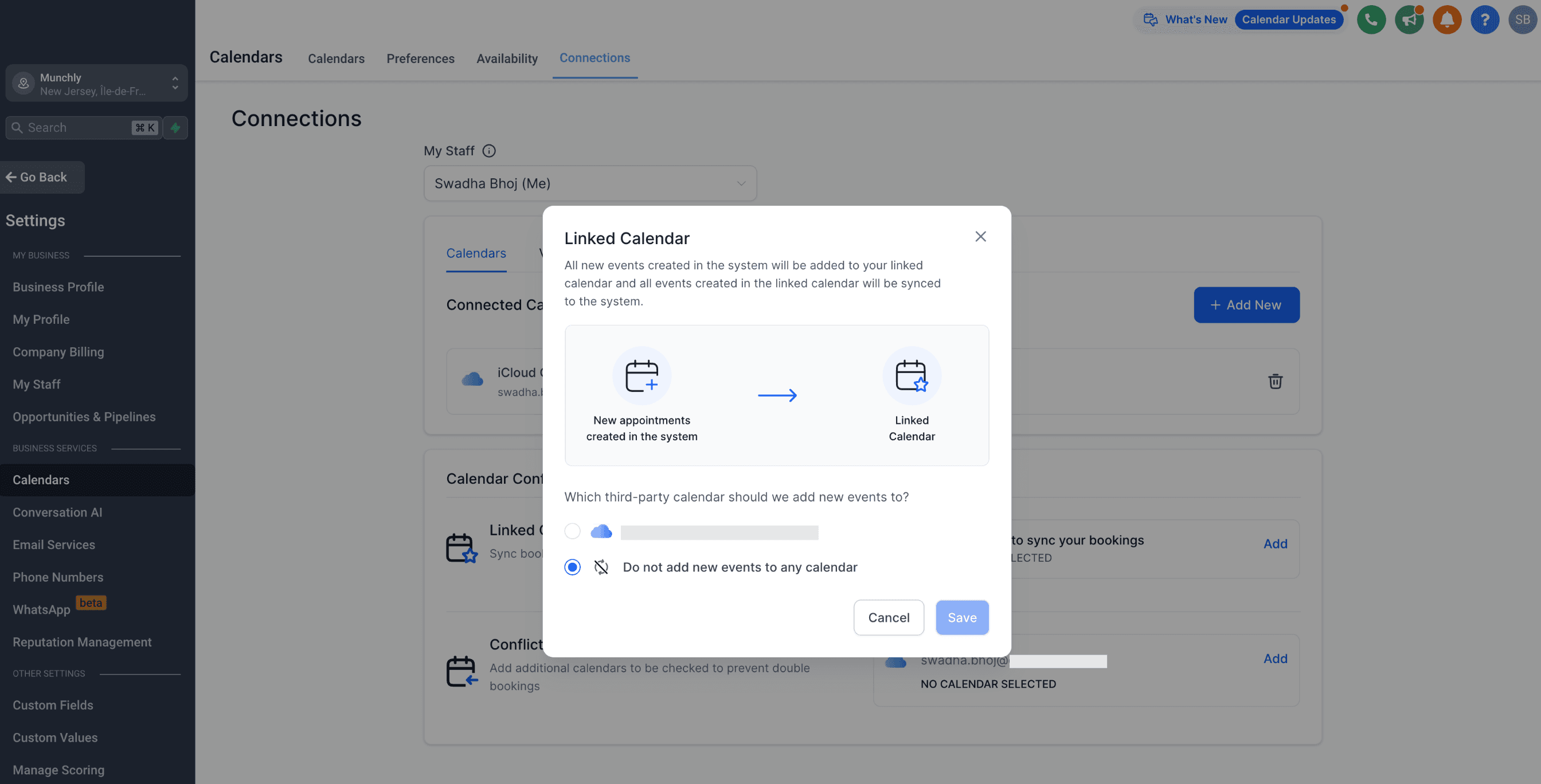 Schermata 10 — iCloud - Come integrare iCloud con i Calendari HITLEAD