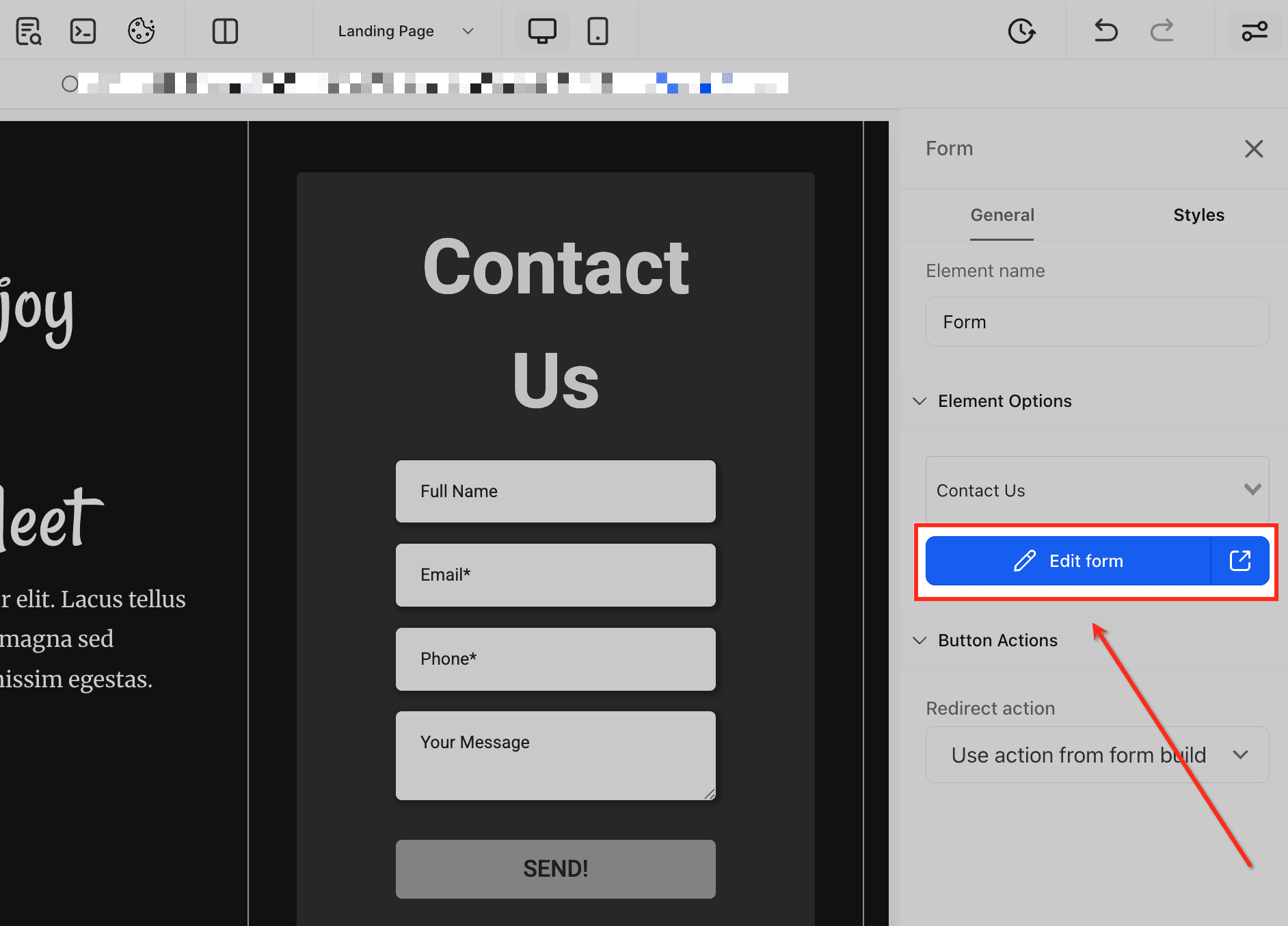Schermata 7 — Personalizzare i Form all'interno dei Funnel con il Form Builder