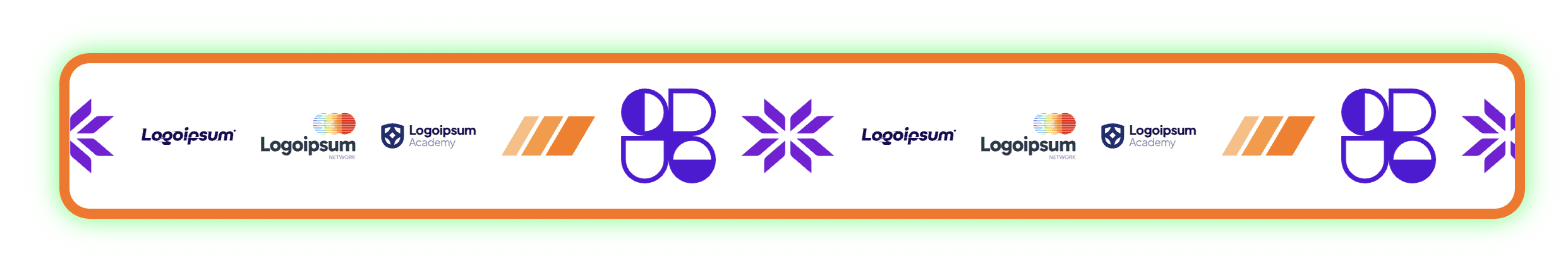 Schermata 4 — Come usare l'elemento Logo Showcase