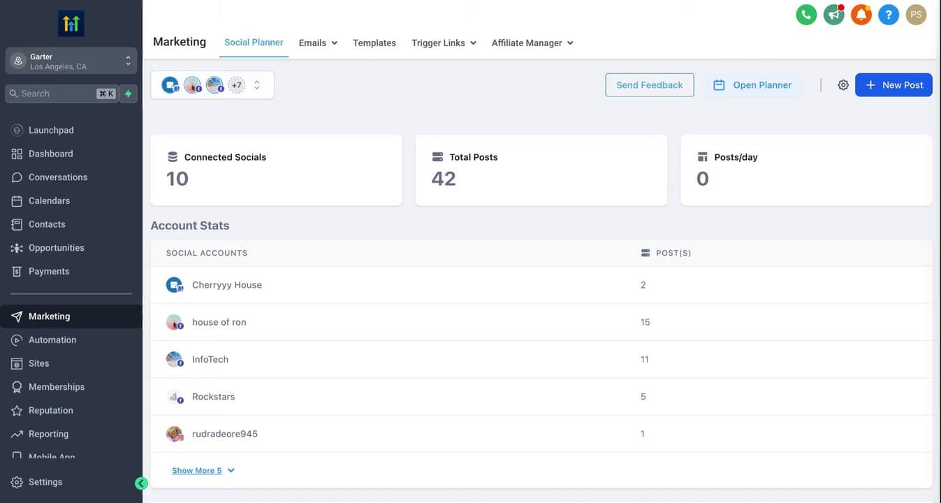 Scheduling Recurring Social Posts