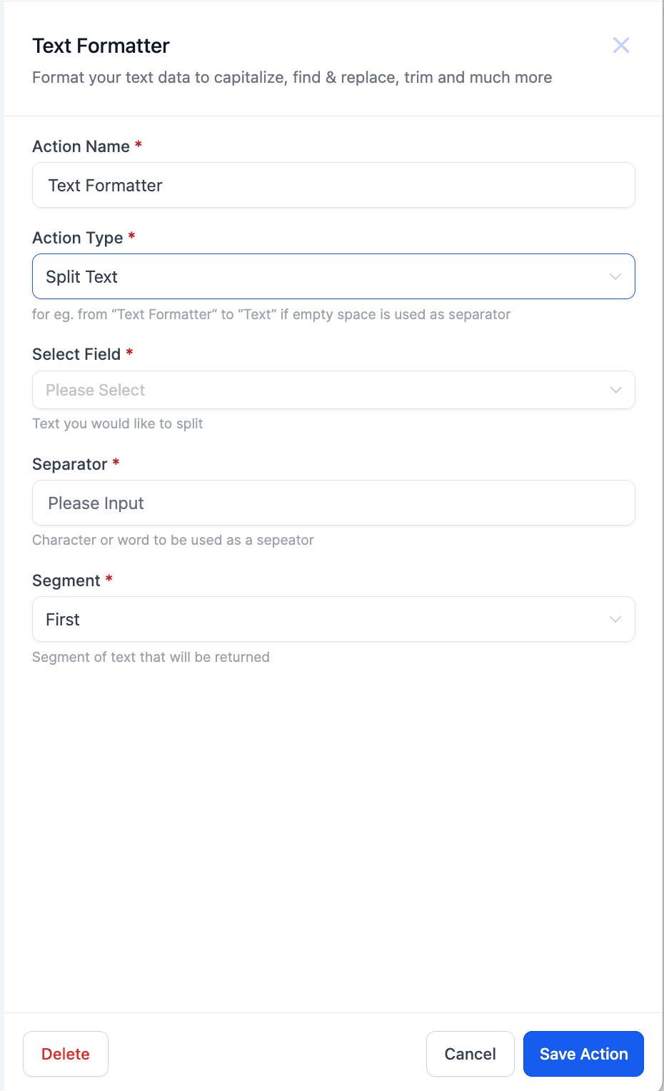 Schermata 4 — Text Formatter - Come formattare il testo come vuoi