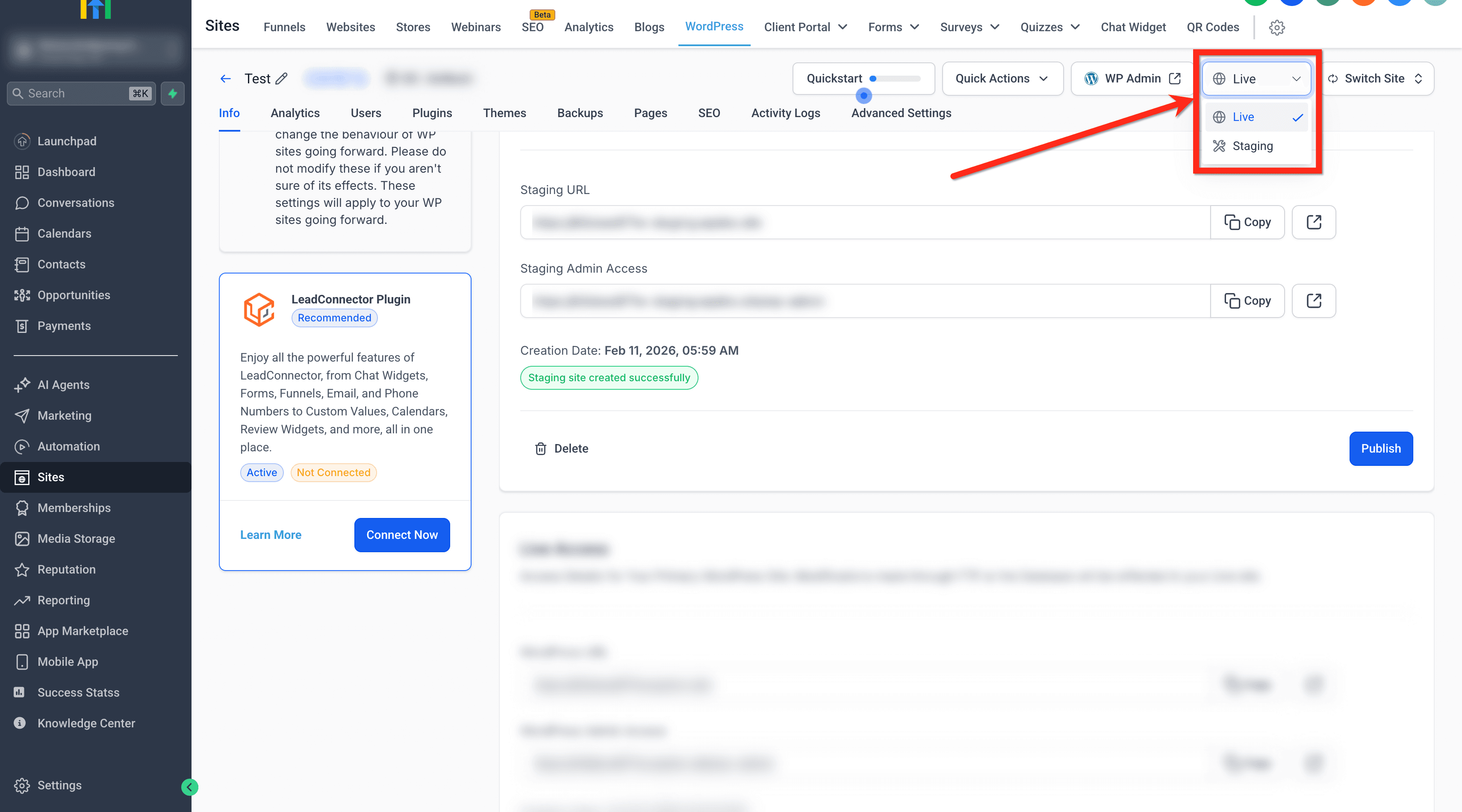 Schermata 3 — WordPress - Come Aggiungere Domini ai Siti