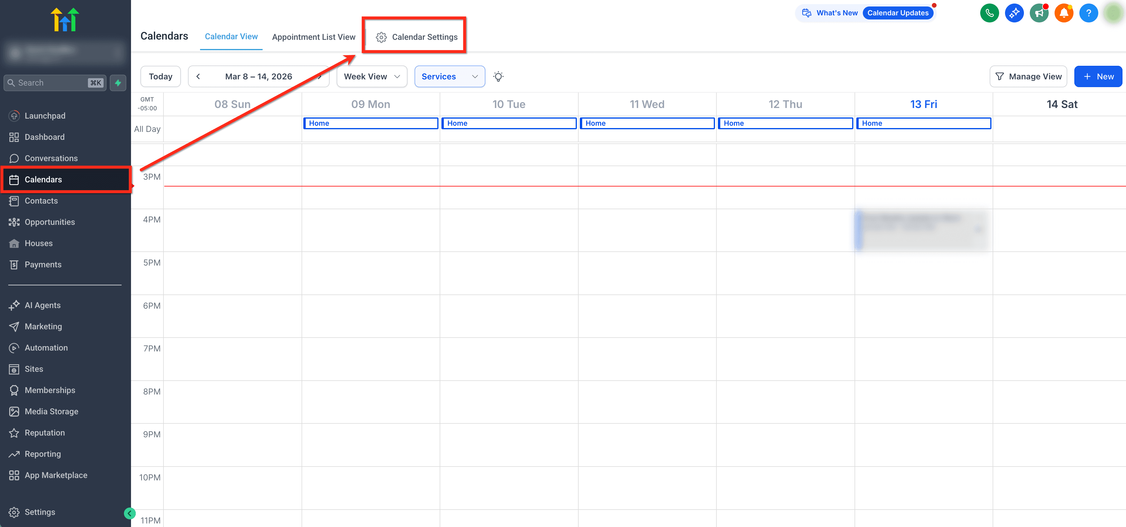Schermata 1 — Come Creare Calendari Evento
