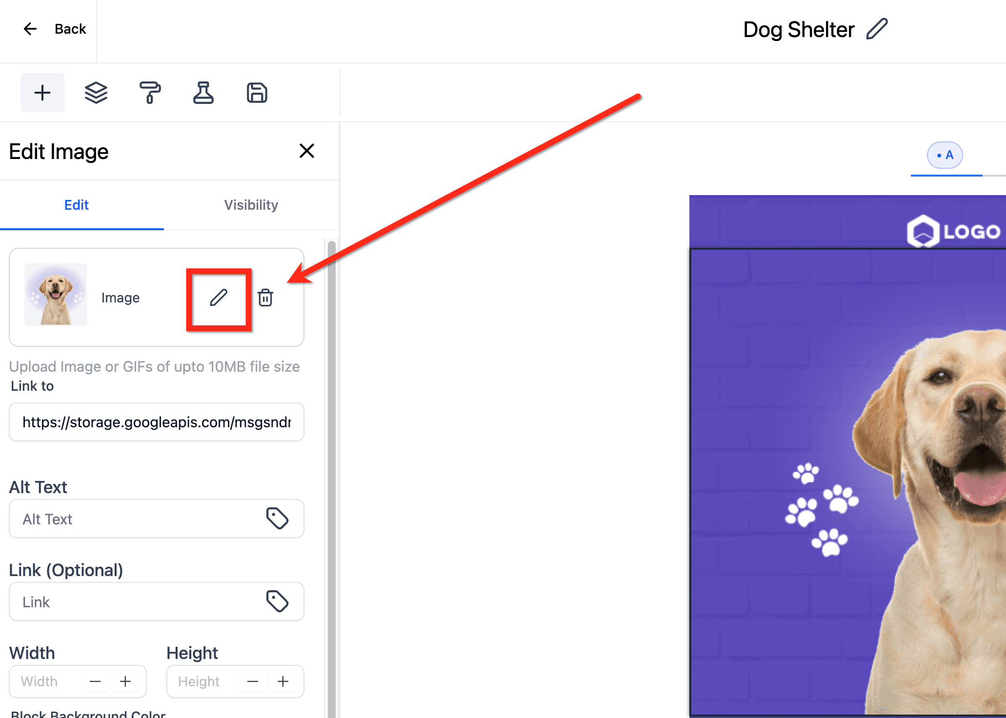 Schermata 3 — Come aggiungere GIF alle tue email?