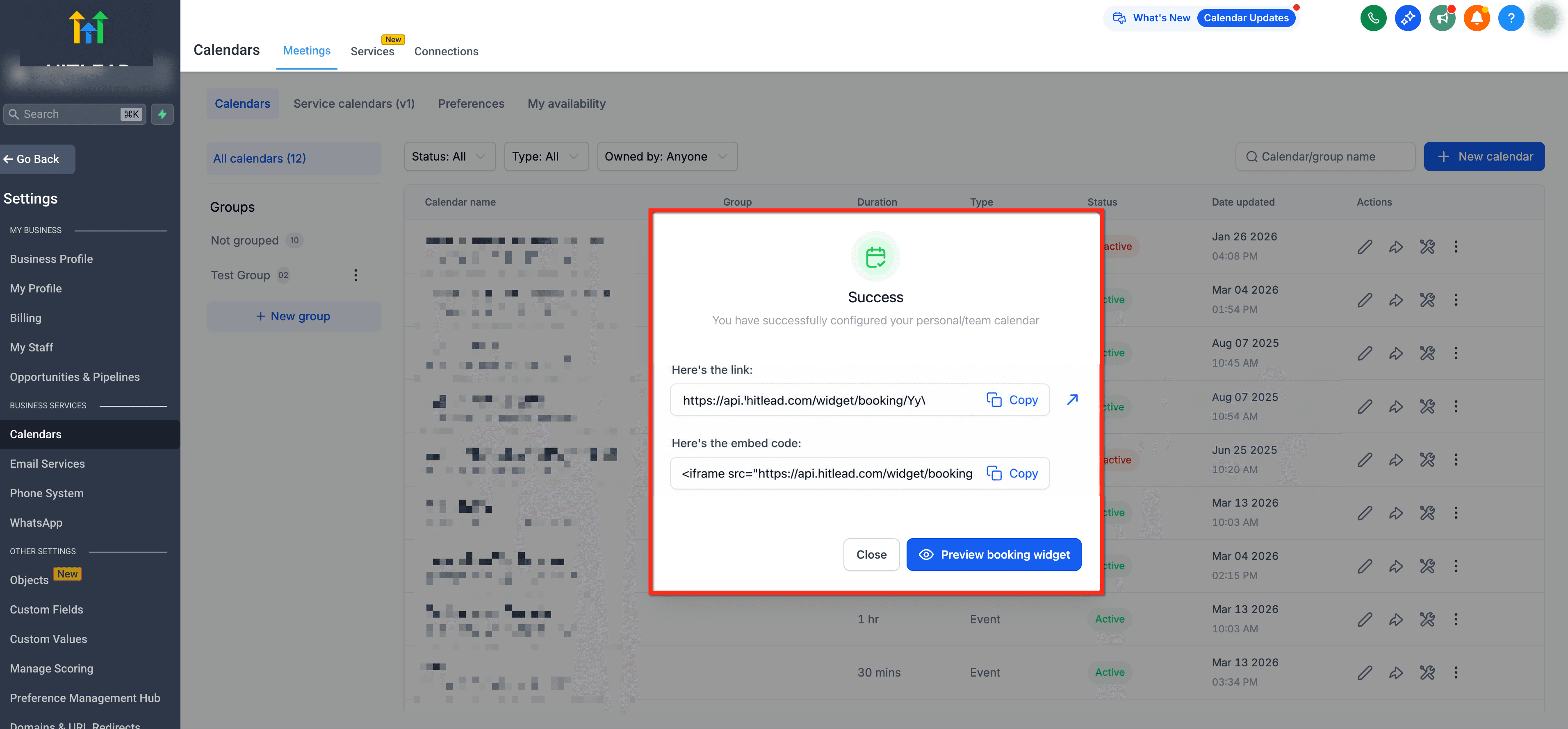 Schermata 8 — Come Creare Calendari Evento