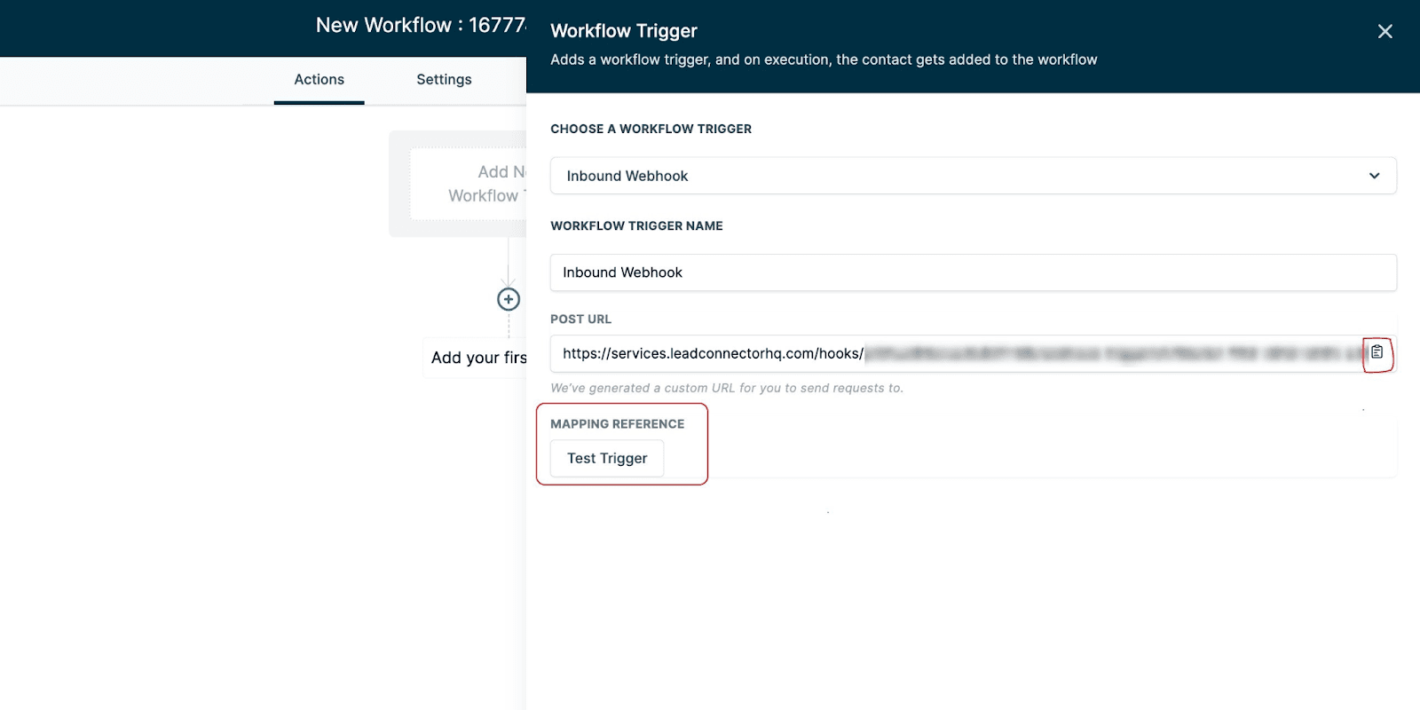 Schermata 4 — Come usare i Webhook in HITLEAD (Zapier)