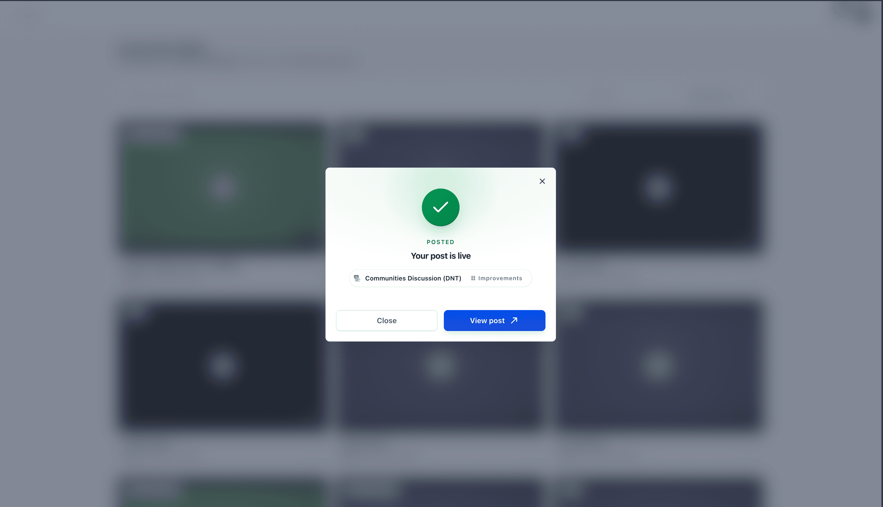 Schermata 4 — Condividi le Registrazioni delle Riunioni come Post nella Community
