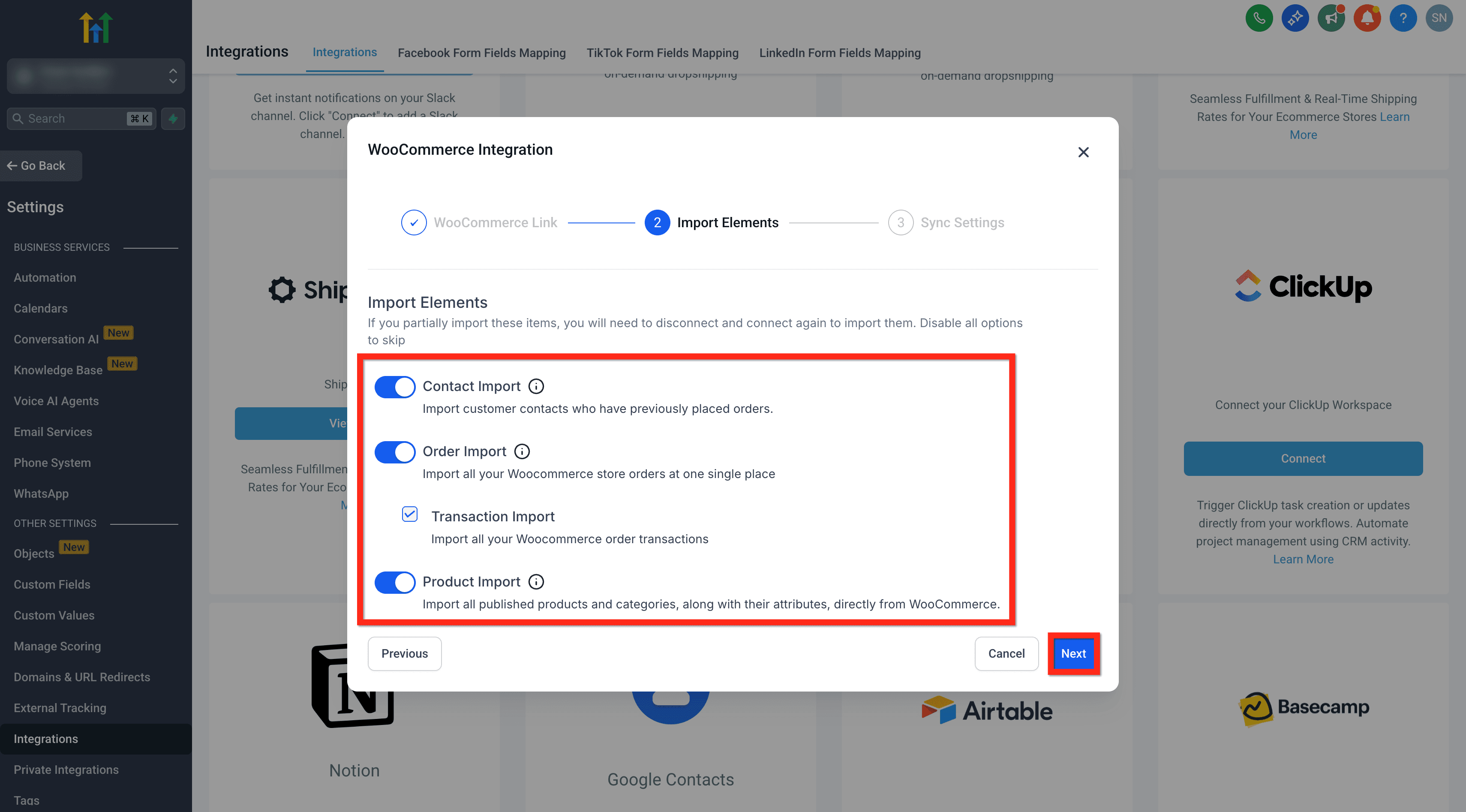 Schermata 4 — Come integrare WooCommerce con gli store e-commerce