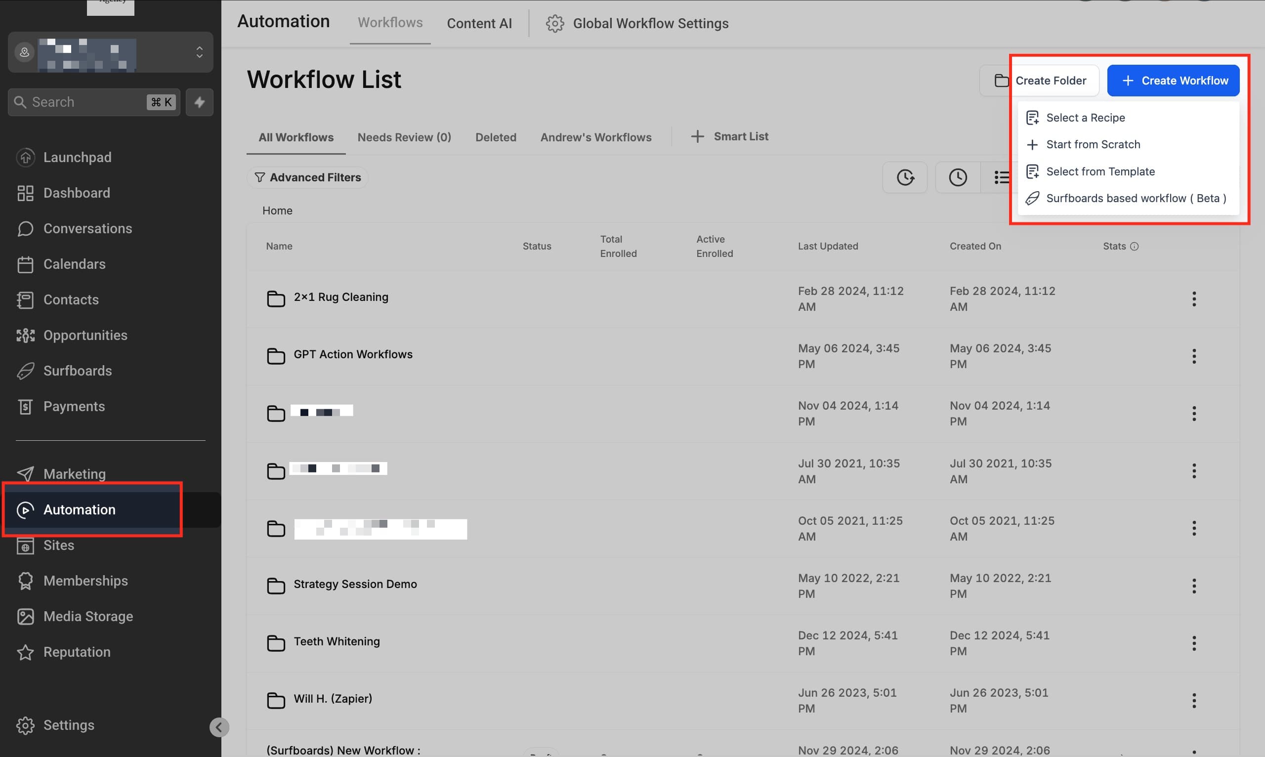 Schermata 1 — Workflow Trigger - Pipeline Stage Changed