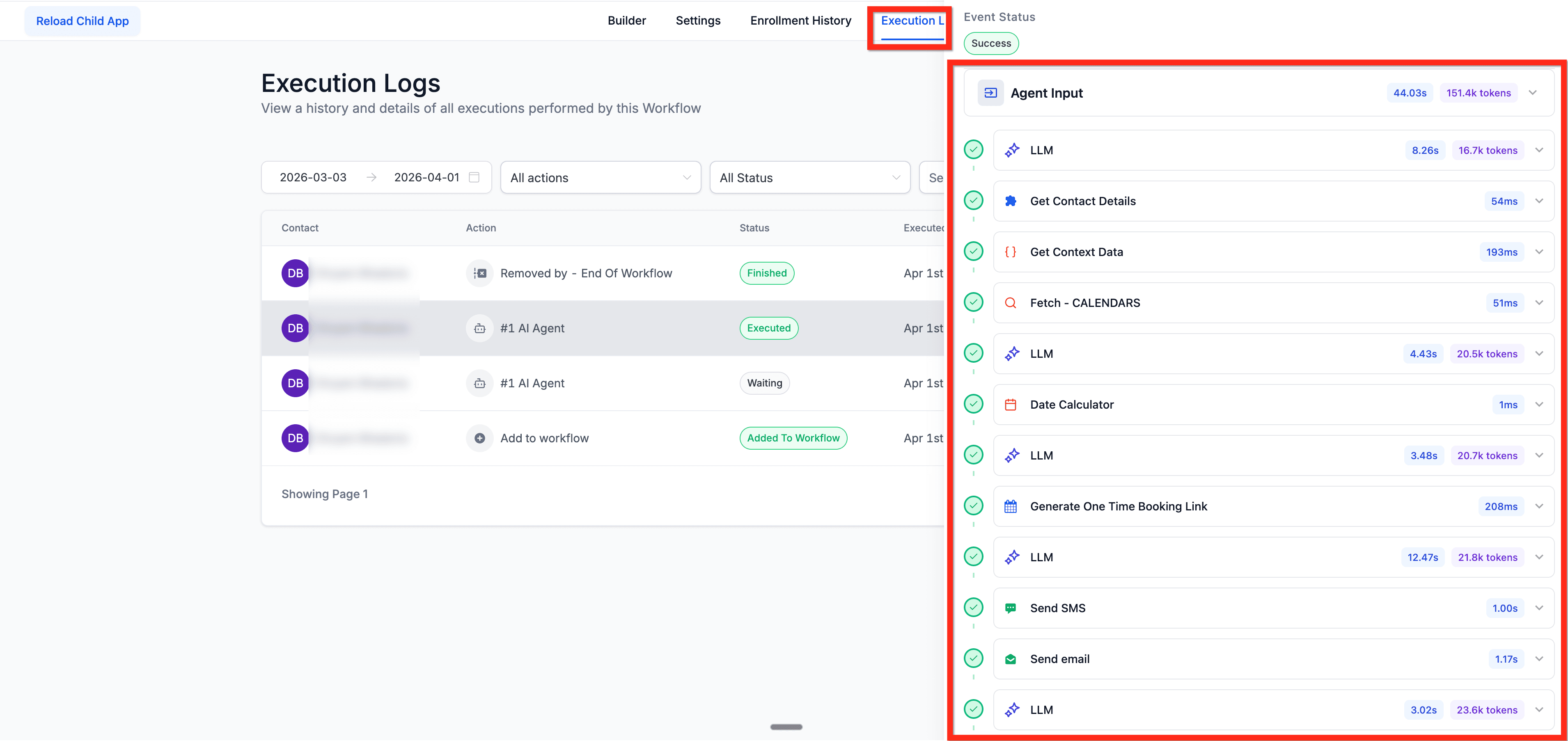 Schermata 15 — Azione Workflow - AI Agent