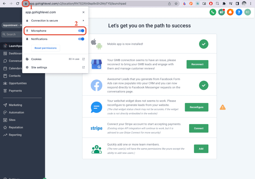 Schermata 4 — Chiamate in uscita con il Dialer nell'app web (Softphone)
