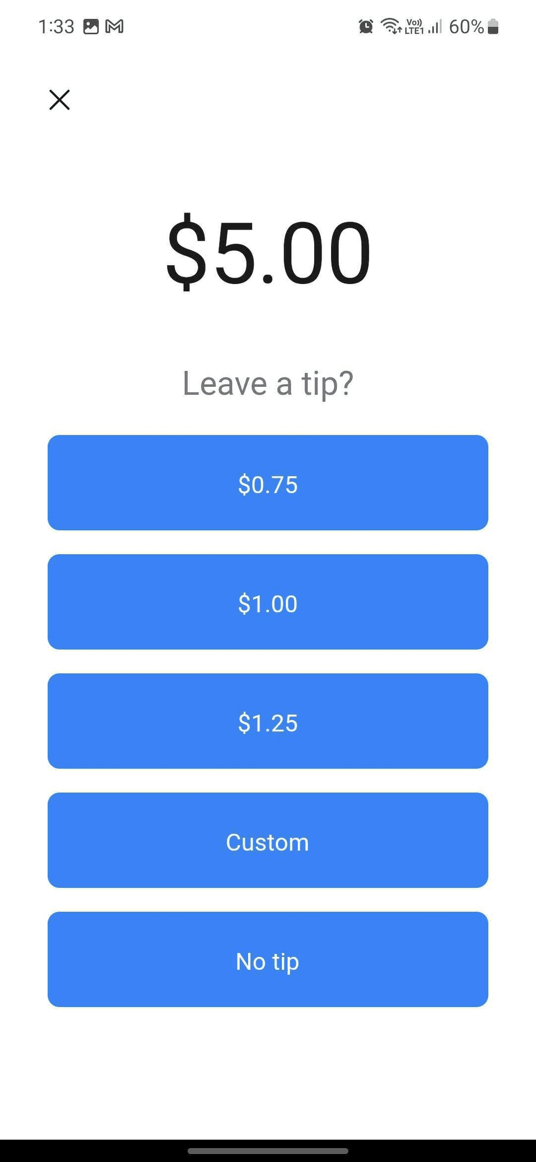 Schermata 7 — Tap to Pay